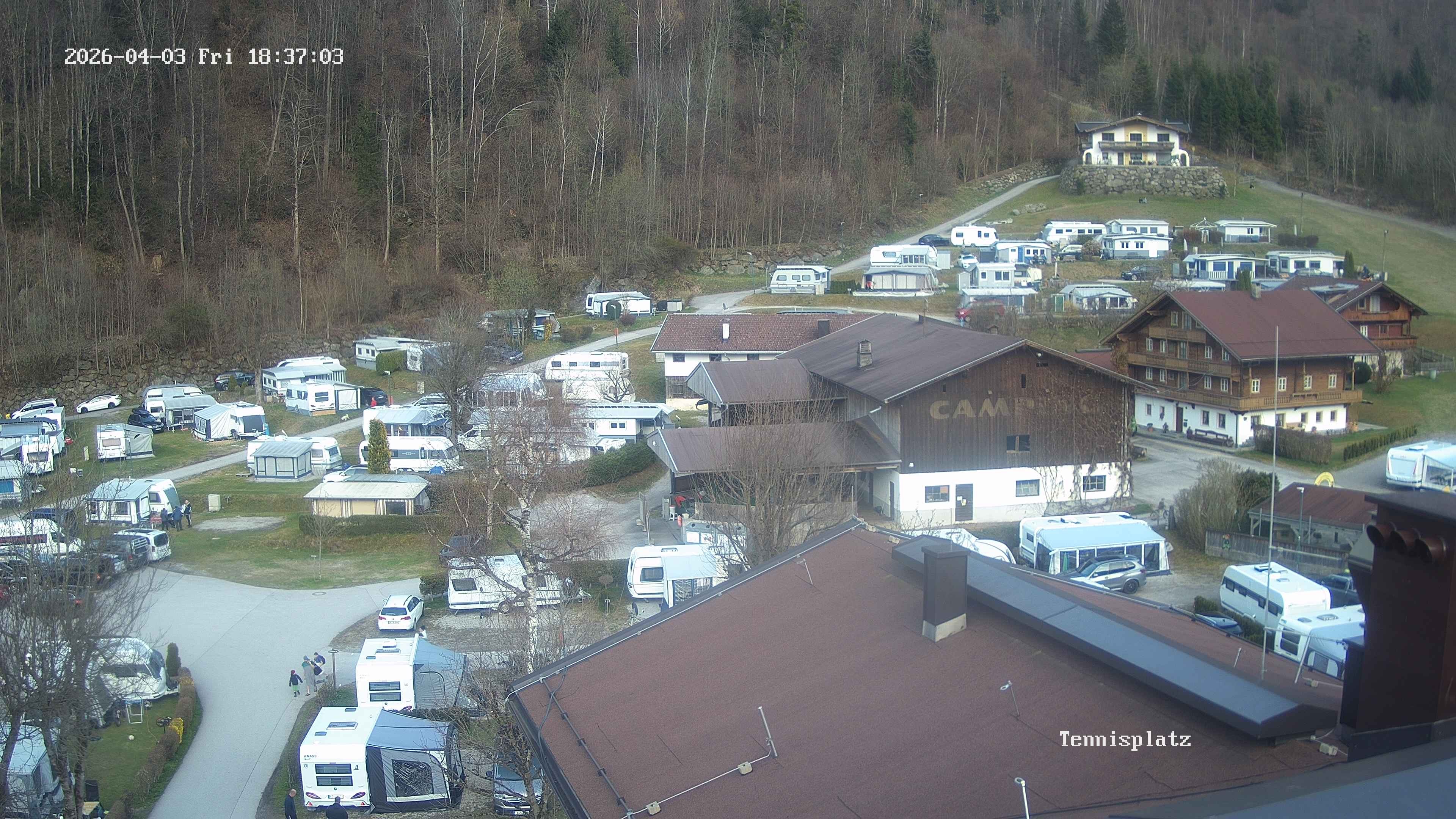 Archived image Webcam Camping Aufenfeld - View Wiesenhof
