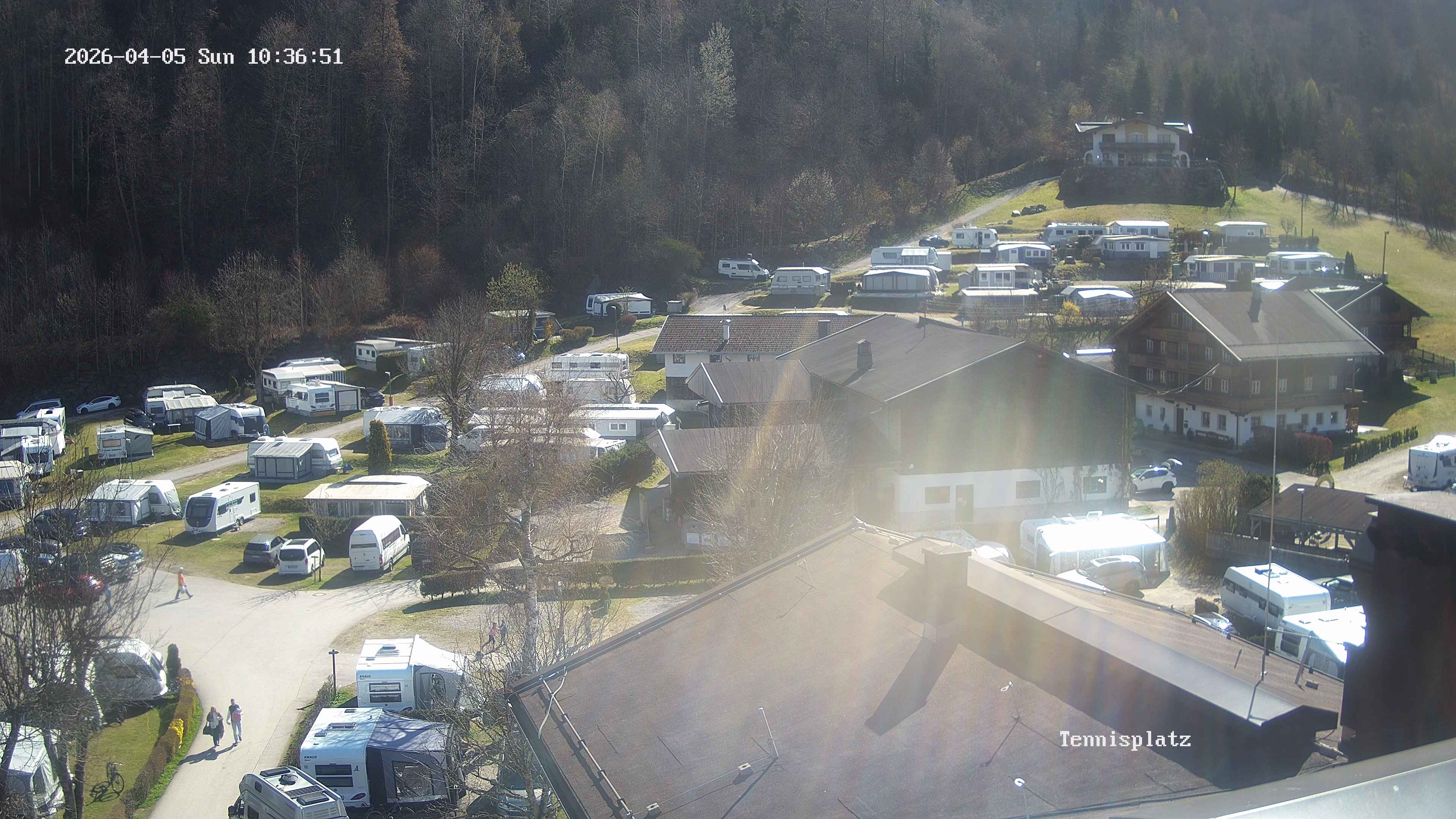 Archived image Webcam Camping Aufenfeld - View Wiesenhof