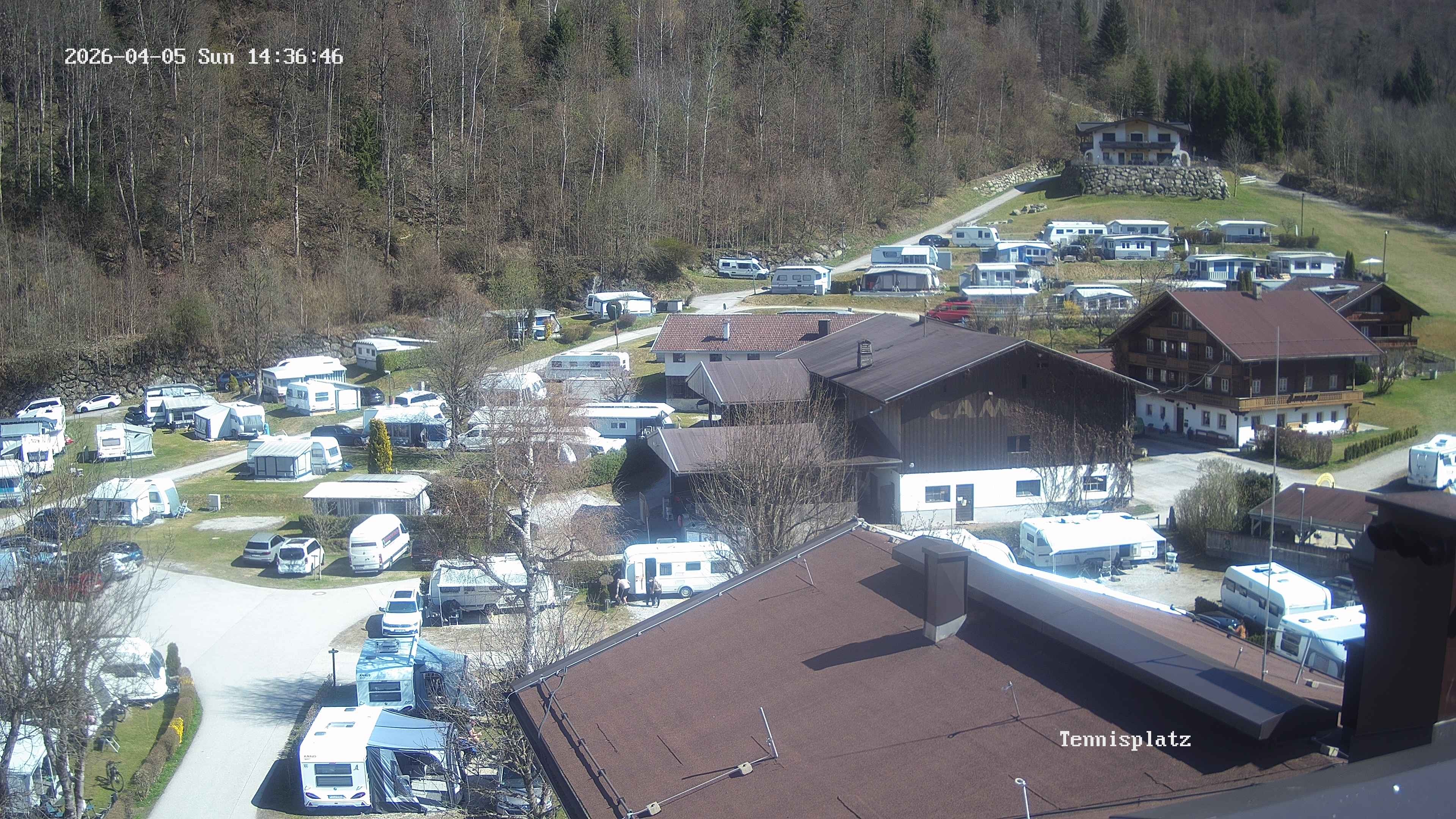 Archiv Foto Webcam Camping Aufenfeld - Appartements