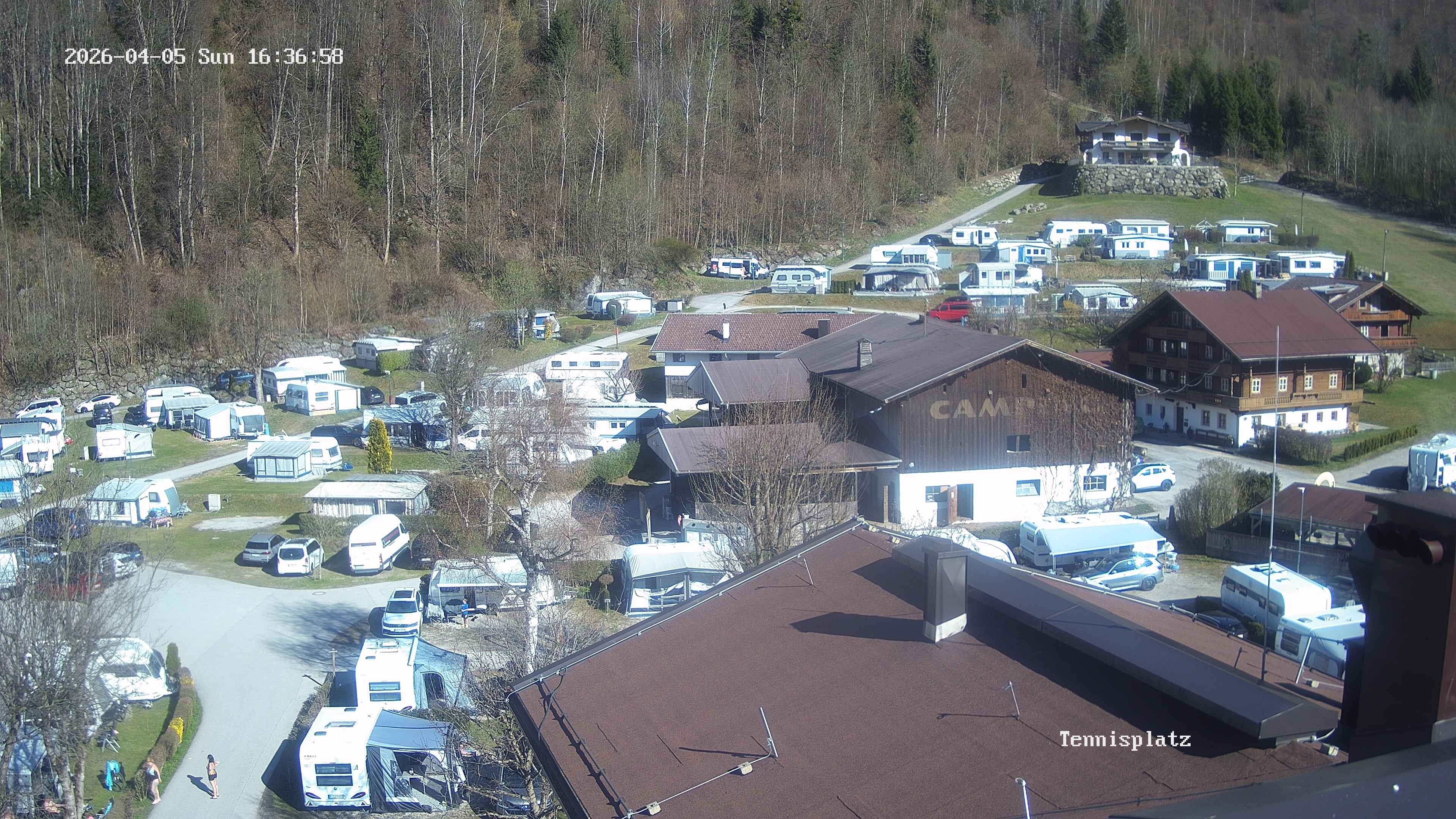 Archiv Foto Webcam Camping Aufenfeld - Appartements