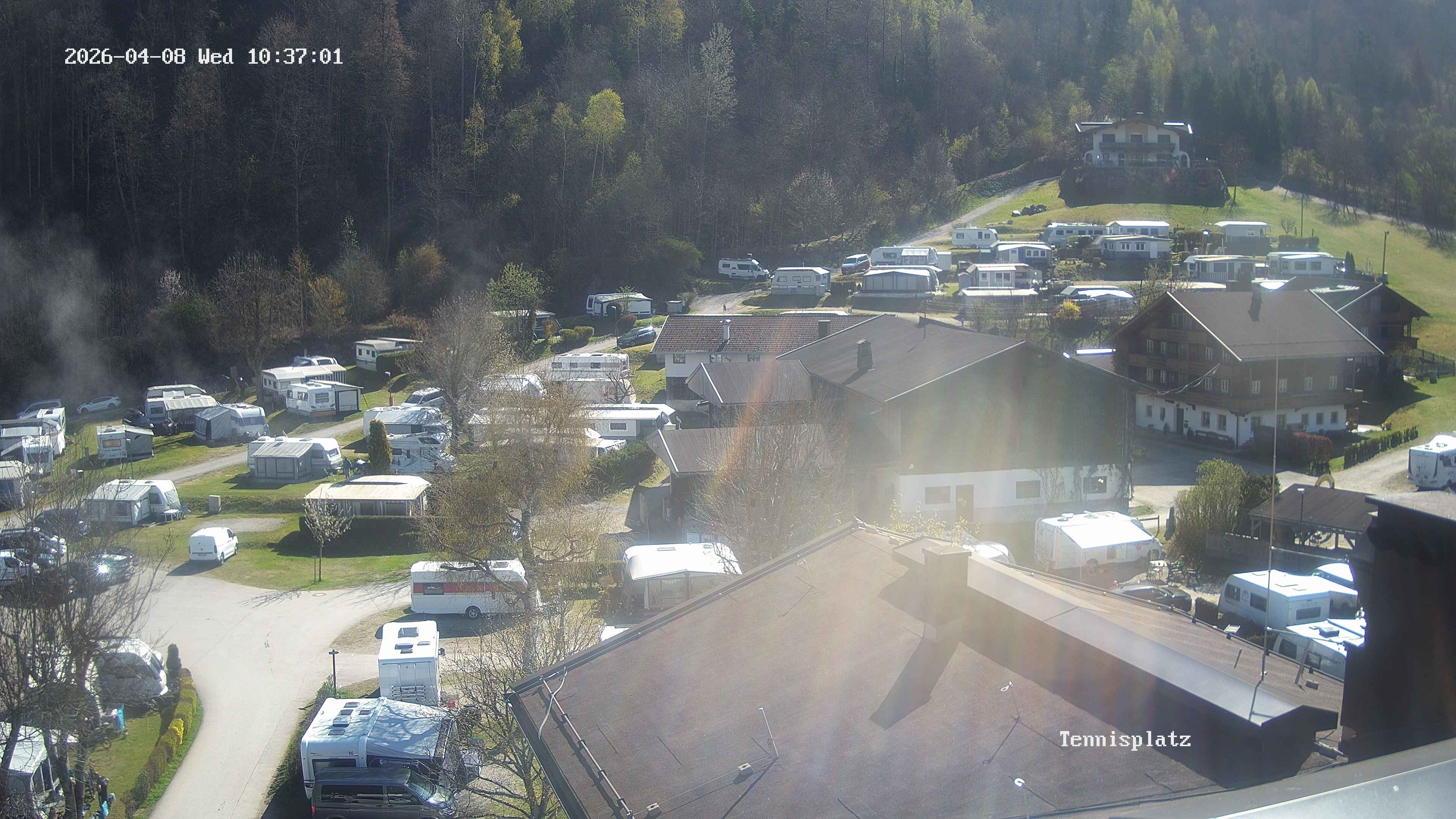 Archived image Webcam Camping Aufenfeld - View Wiesenhof