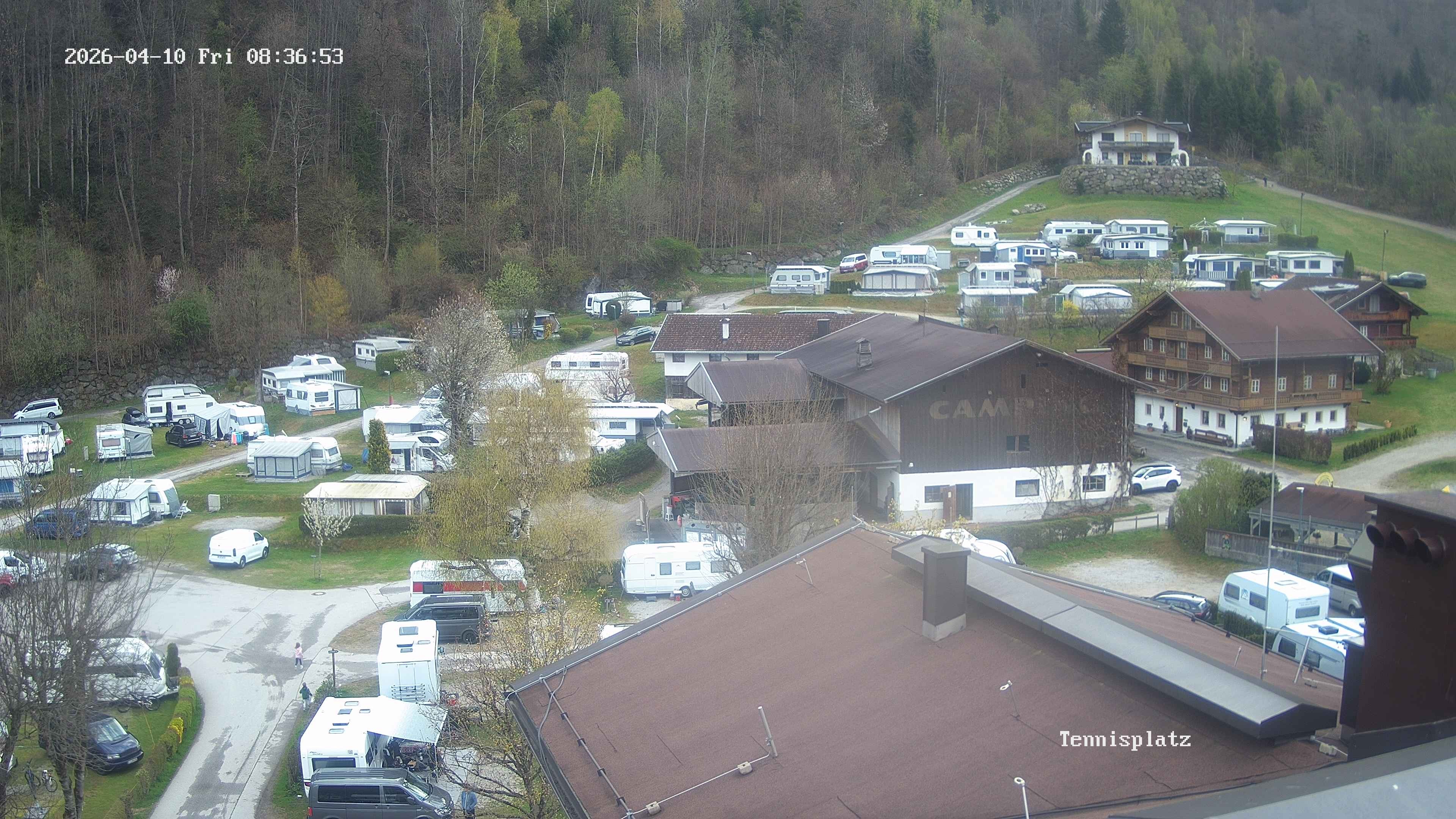 Archived image Webcam Camping Aufenfeld - View Wiesenhof
