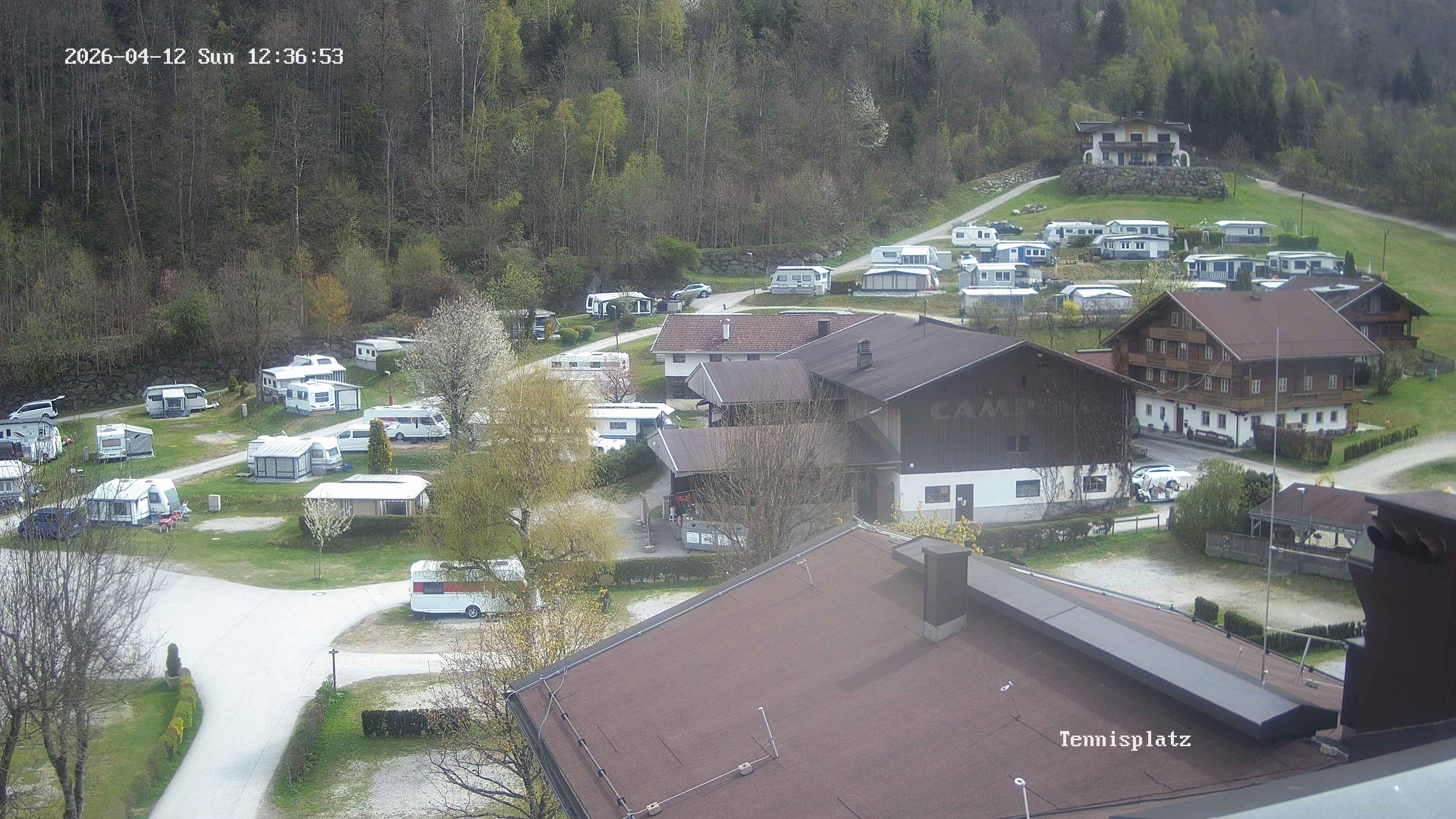 Archiv Foto Webcam Camping Aufenfeld - Appartements