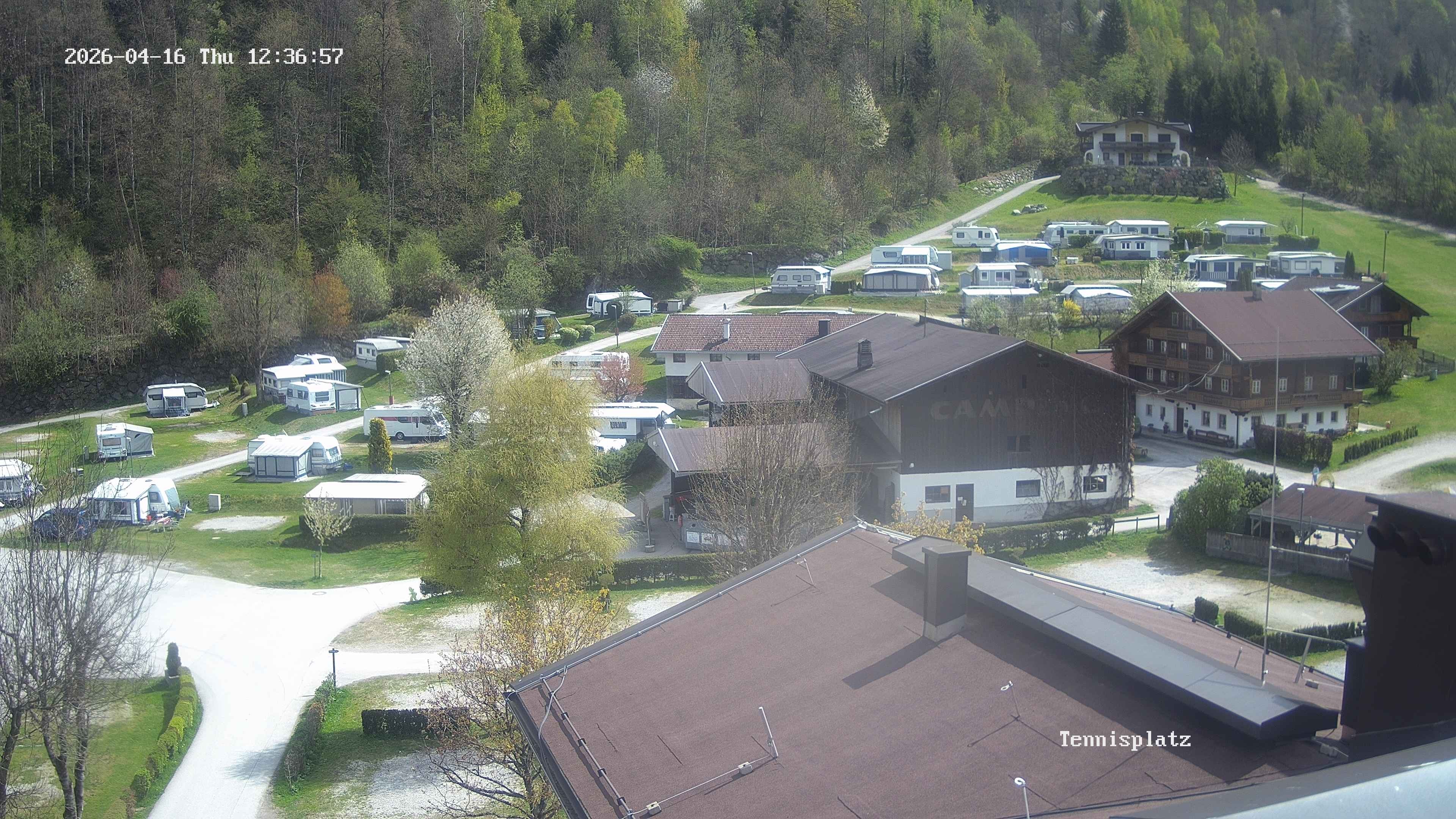 Archiv Foto Webcam Camping Aufenfeld - Appartements
