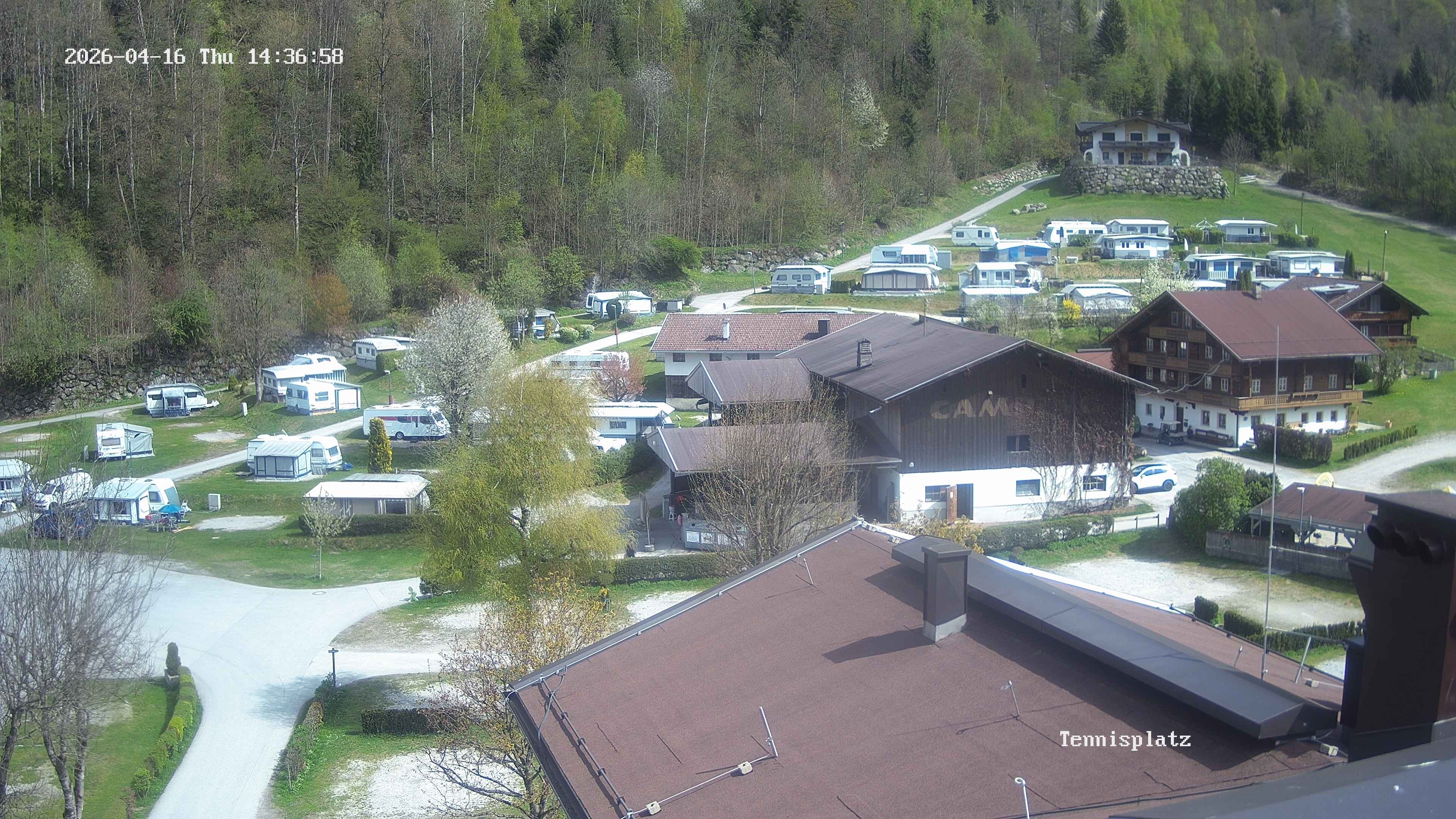 Archiv Foto Webcam Camping Aufenfeld - Appartements