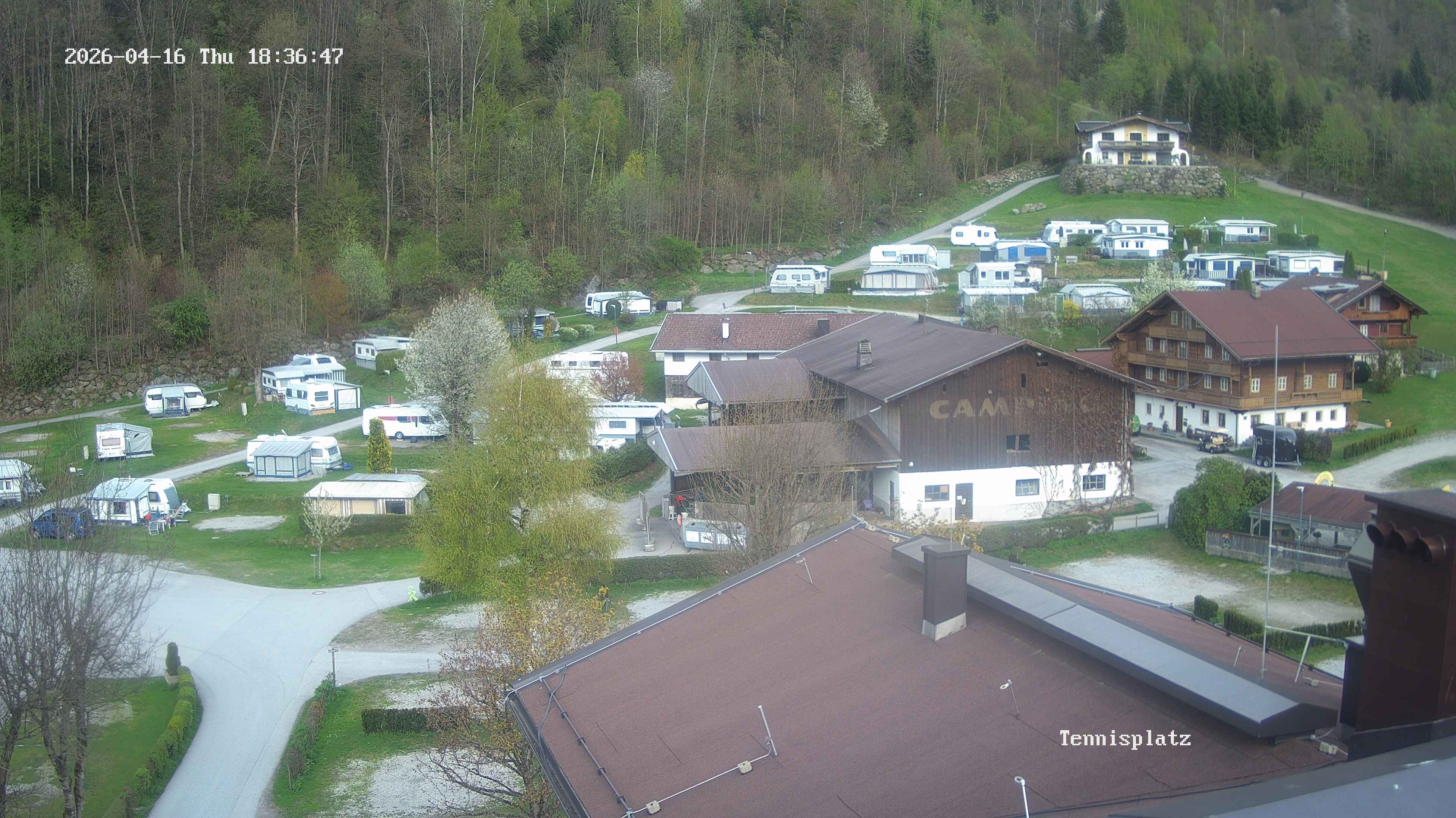 Archiv Foto Webcam Camping Aufenfeld - Appartements