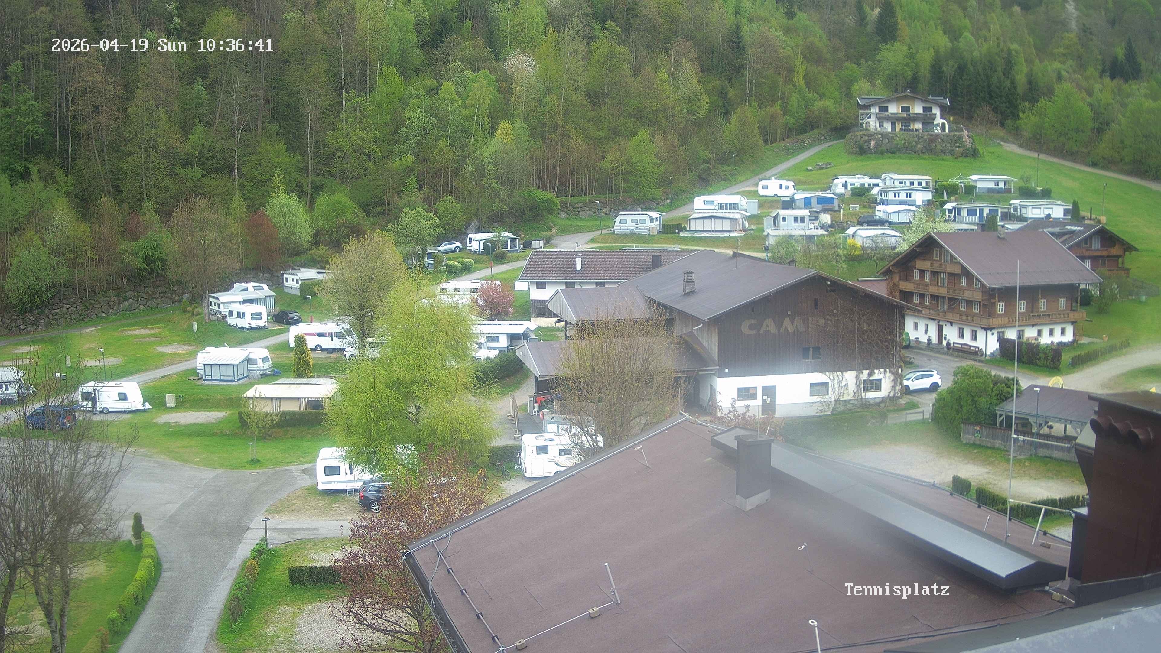 Archiv Foto Webcam Camping Aufenfeld - Appartements