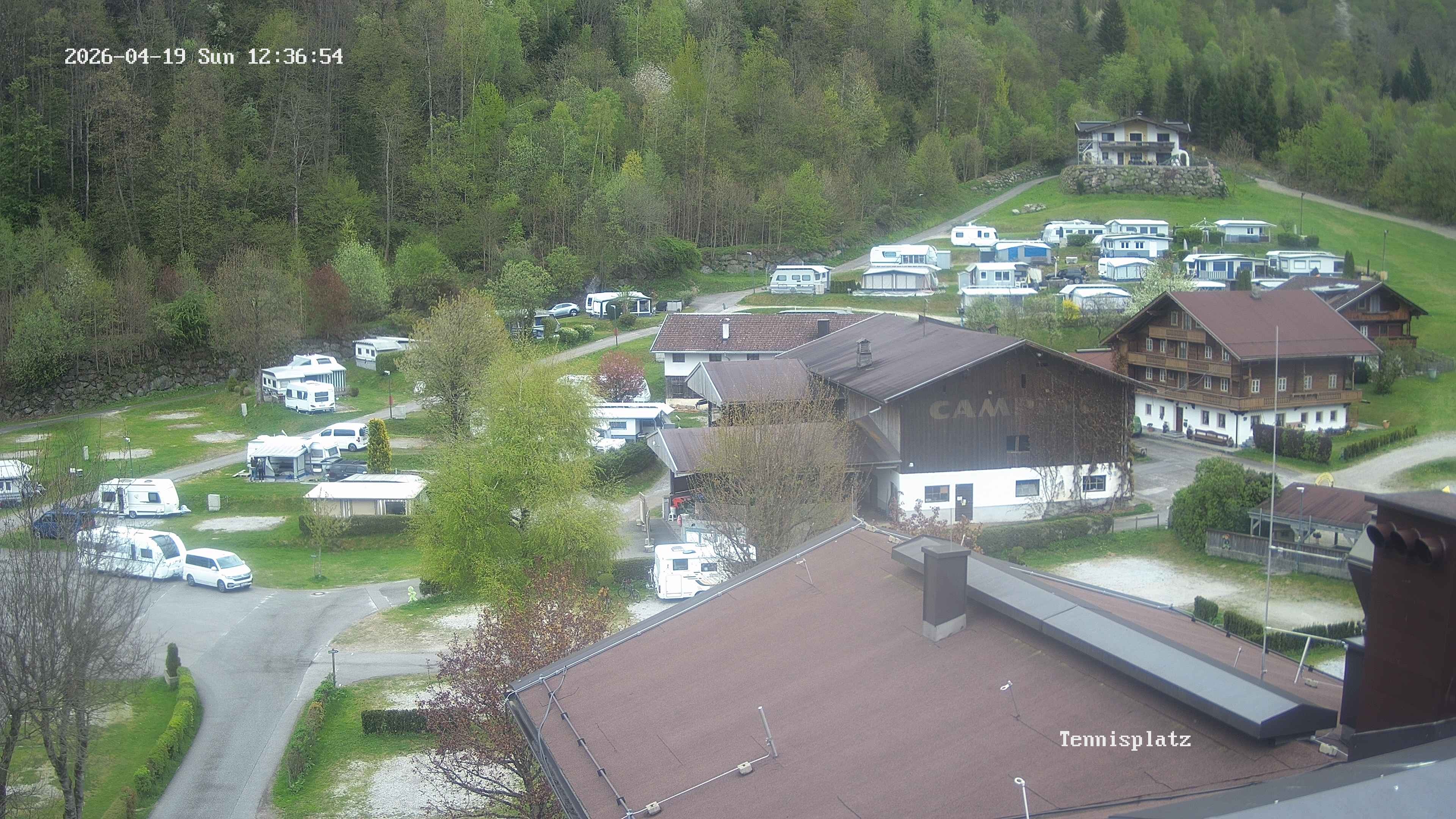 Archiv Foto Webcam Camping Aufenfeld - Appartements