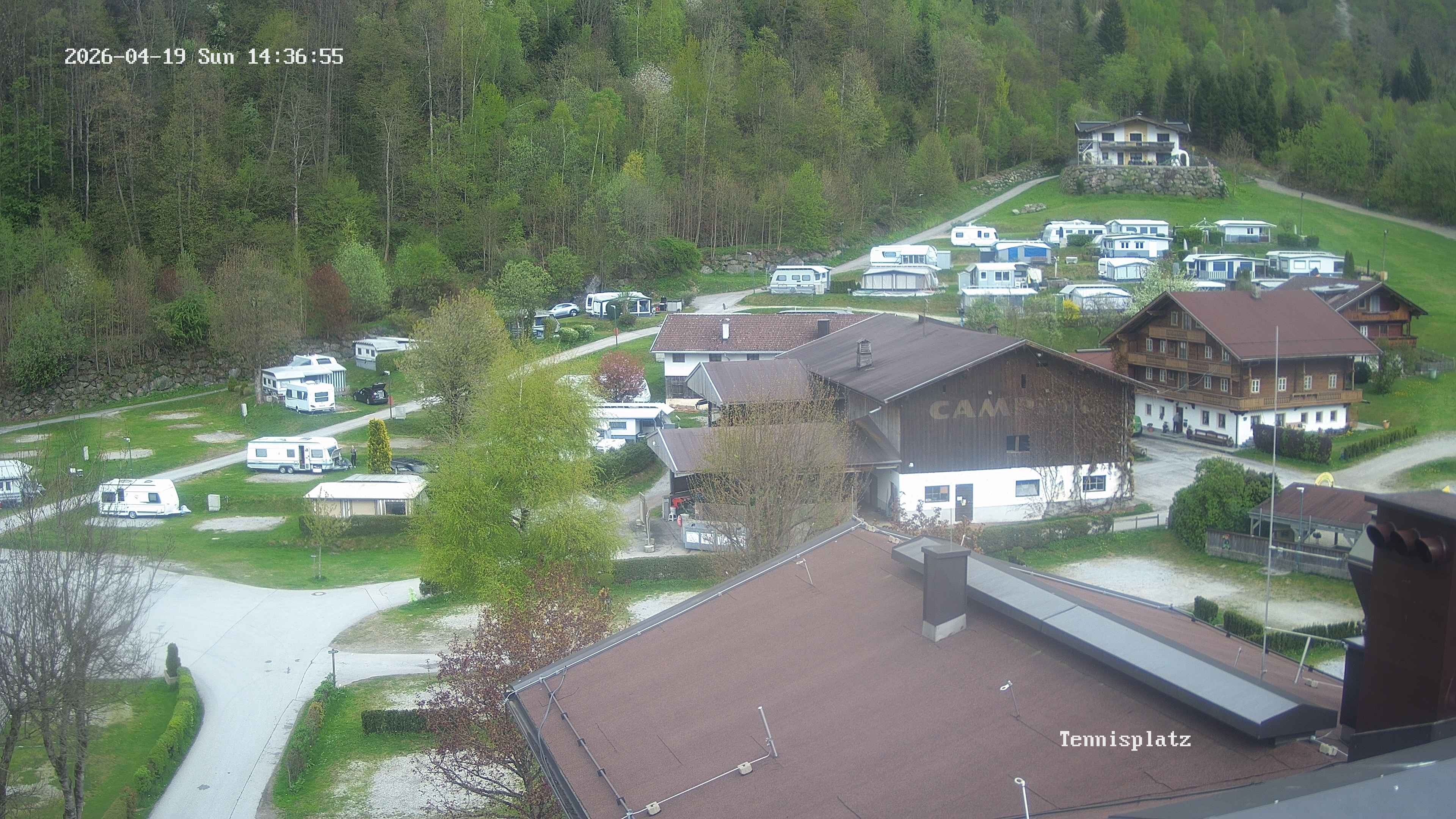Archiv Foto Webcam Camping Aufenfeld - Appartements