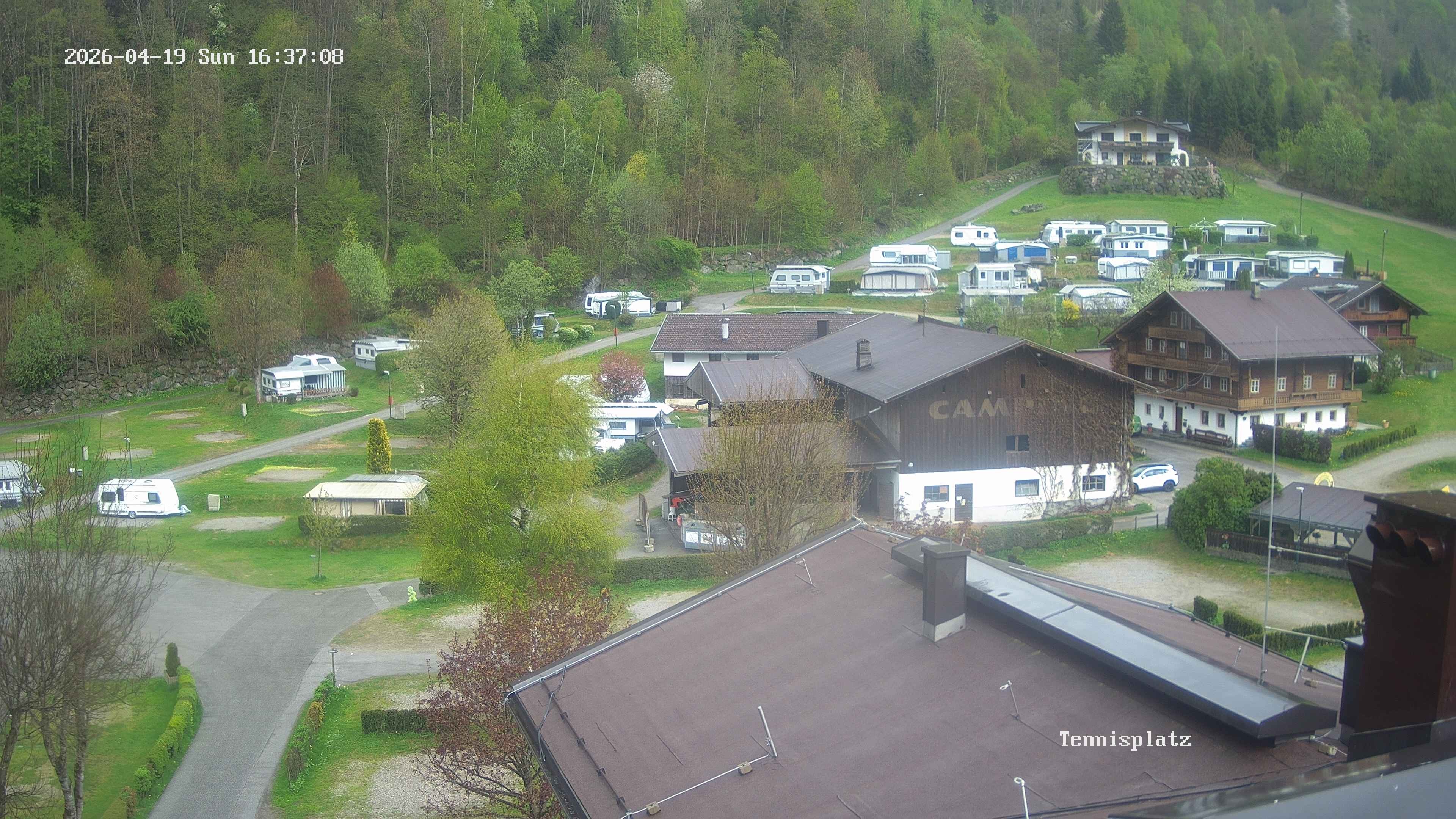 Archiv Foto Webcam Camping Aufenfeld - Appartements