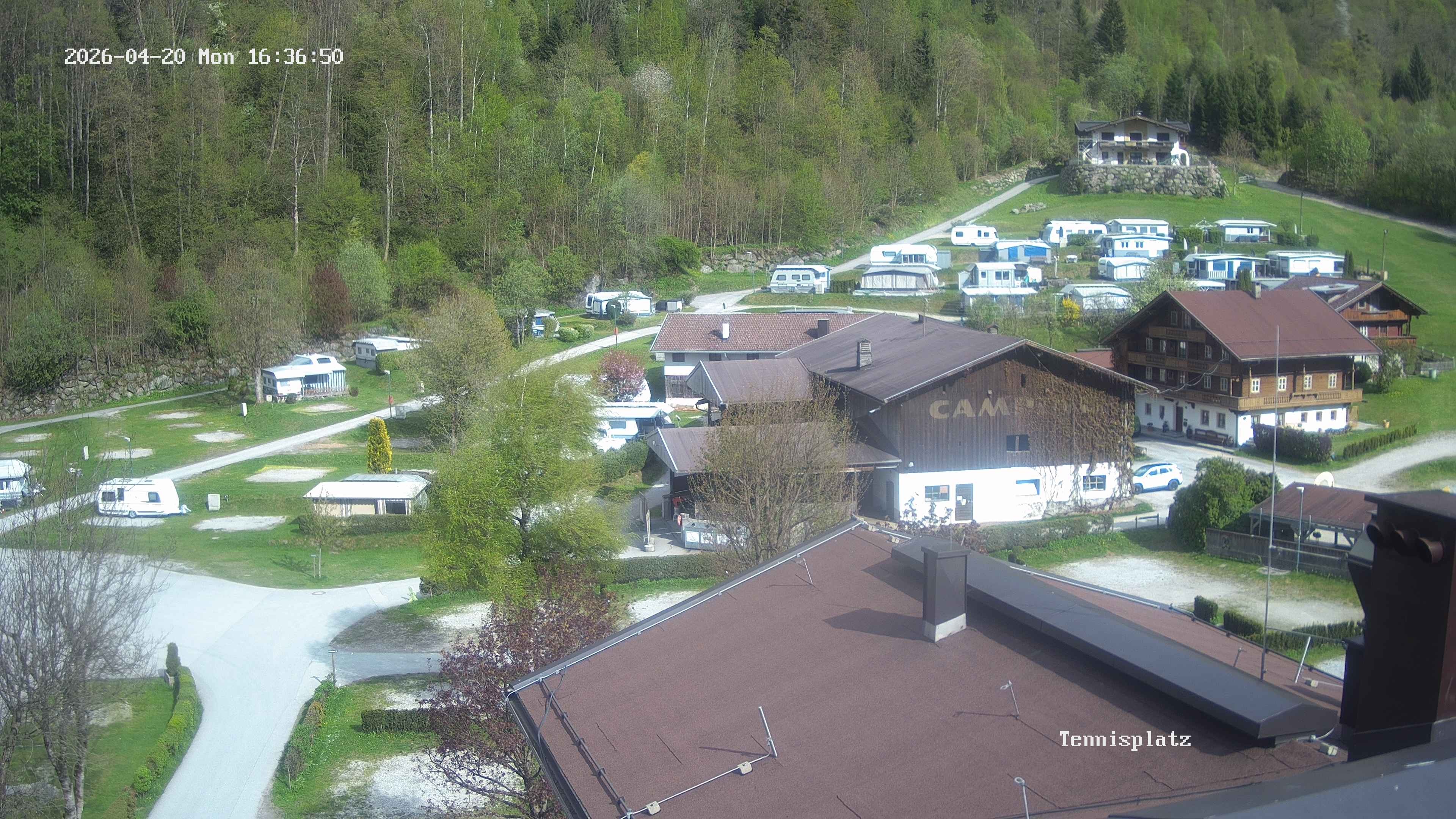 Archiv Foto Webcam Camping Aufenfeld - Appartements