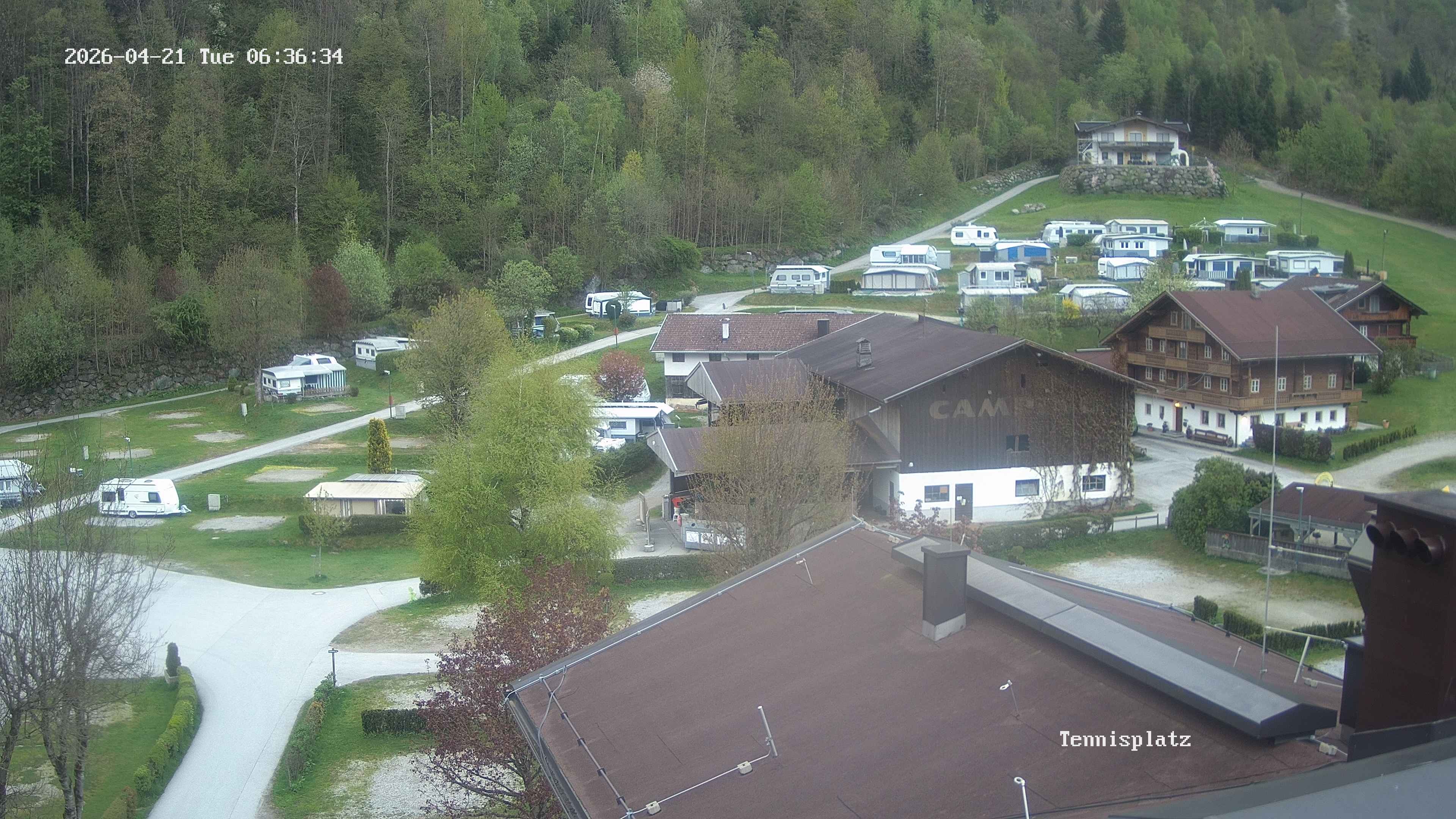 Archived image Webcam Camping Aufenfeld - View Wiesenhof