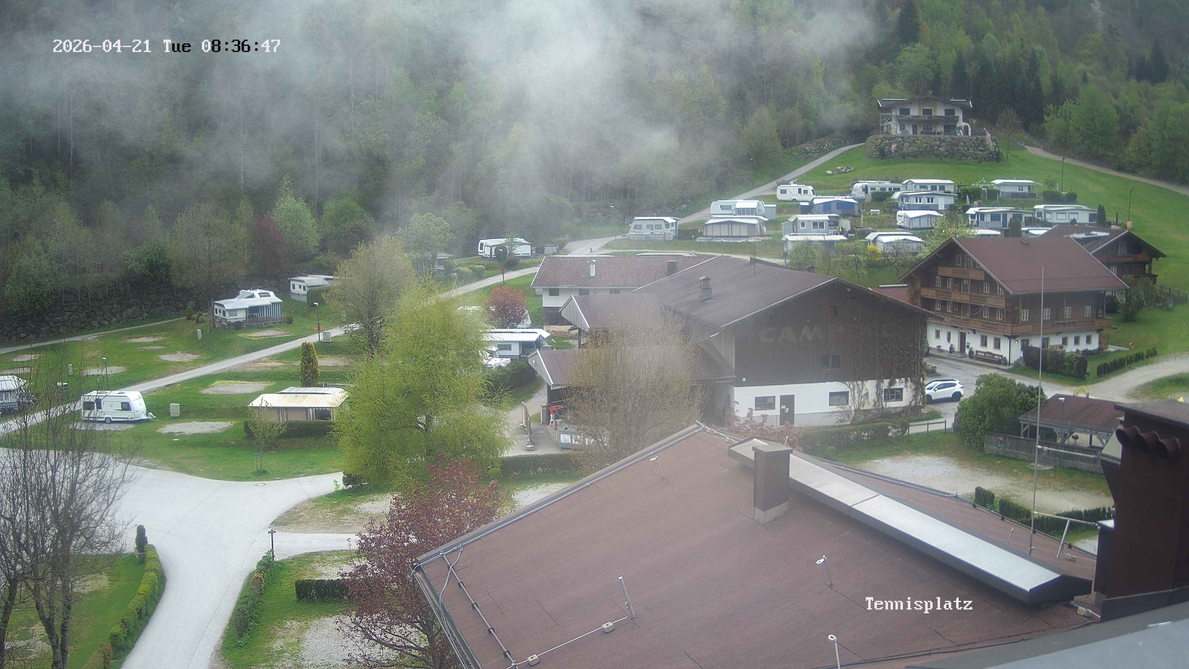 Archived image Webcam Camping Aufenfeld - View Wiesenhof