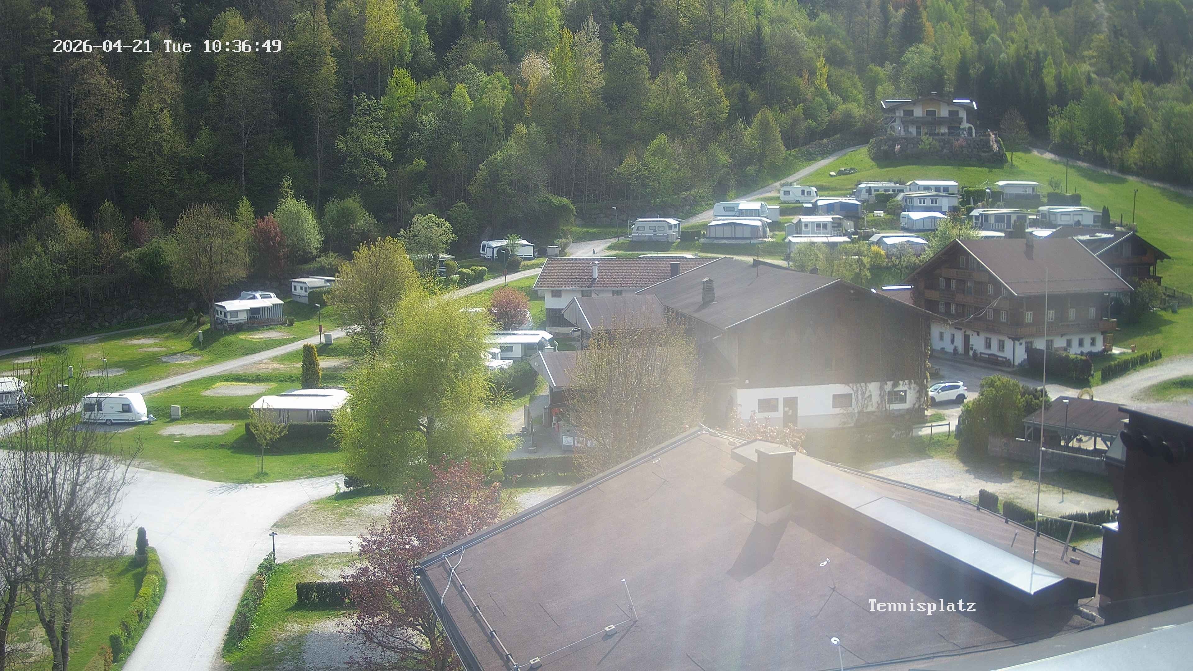 Archived image Webcam Camping Aufenfeld - View Wiesenhof