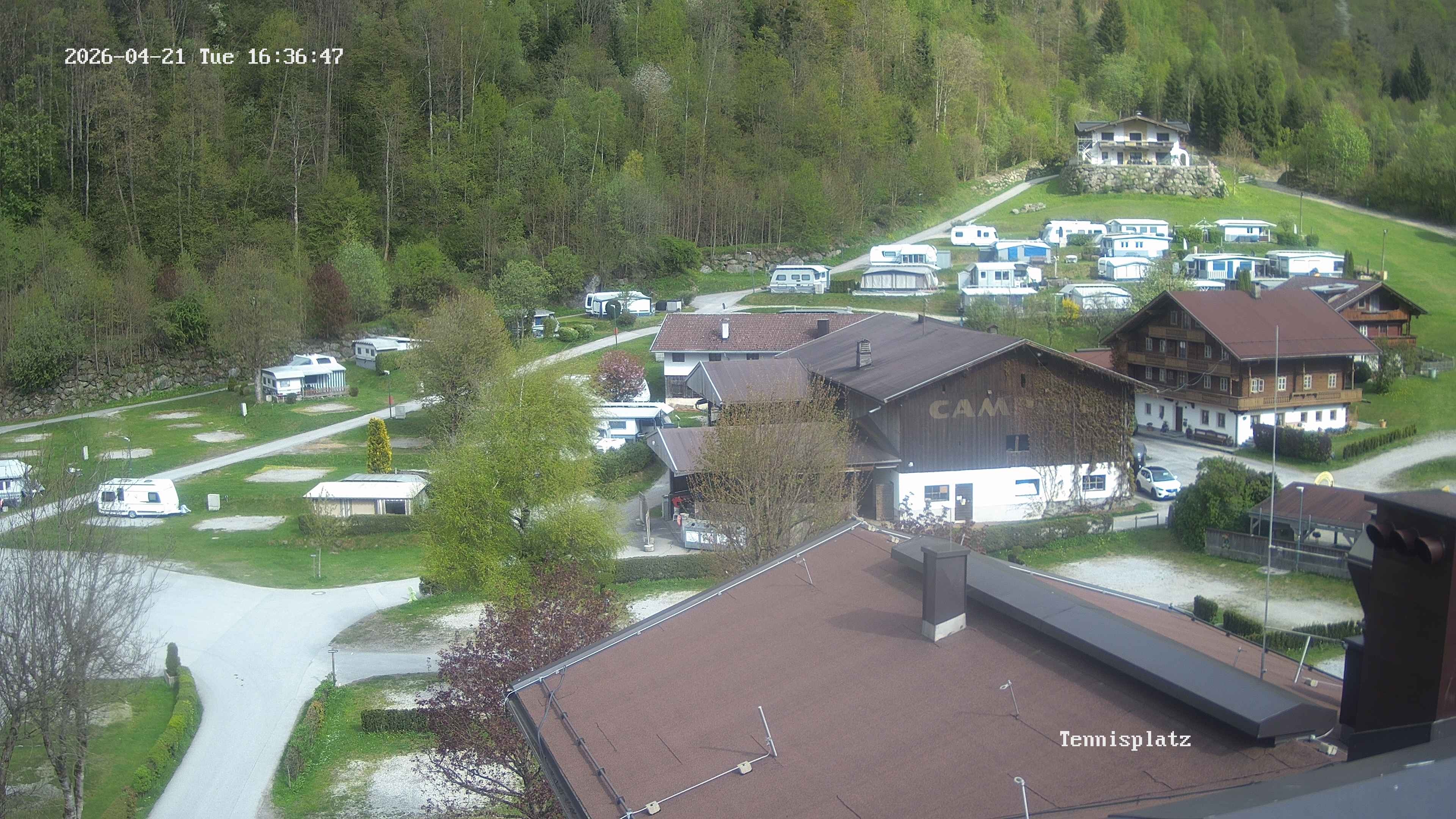 Archiv Foto Webcam Camping Aufenfeld - Appartements
