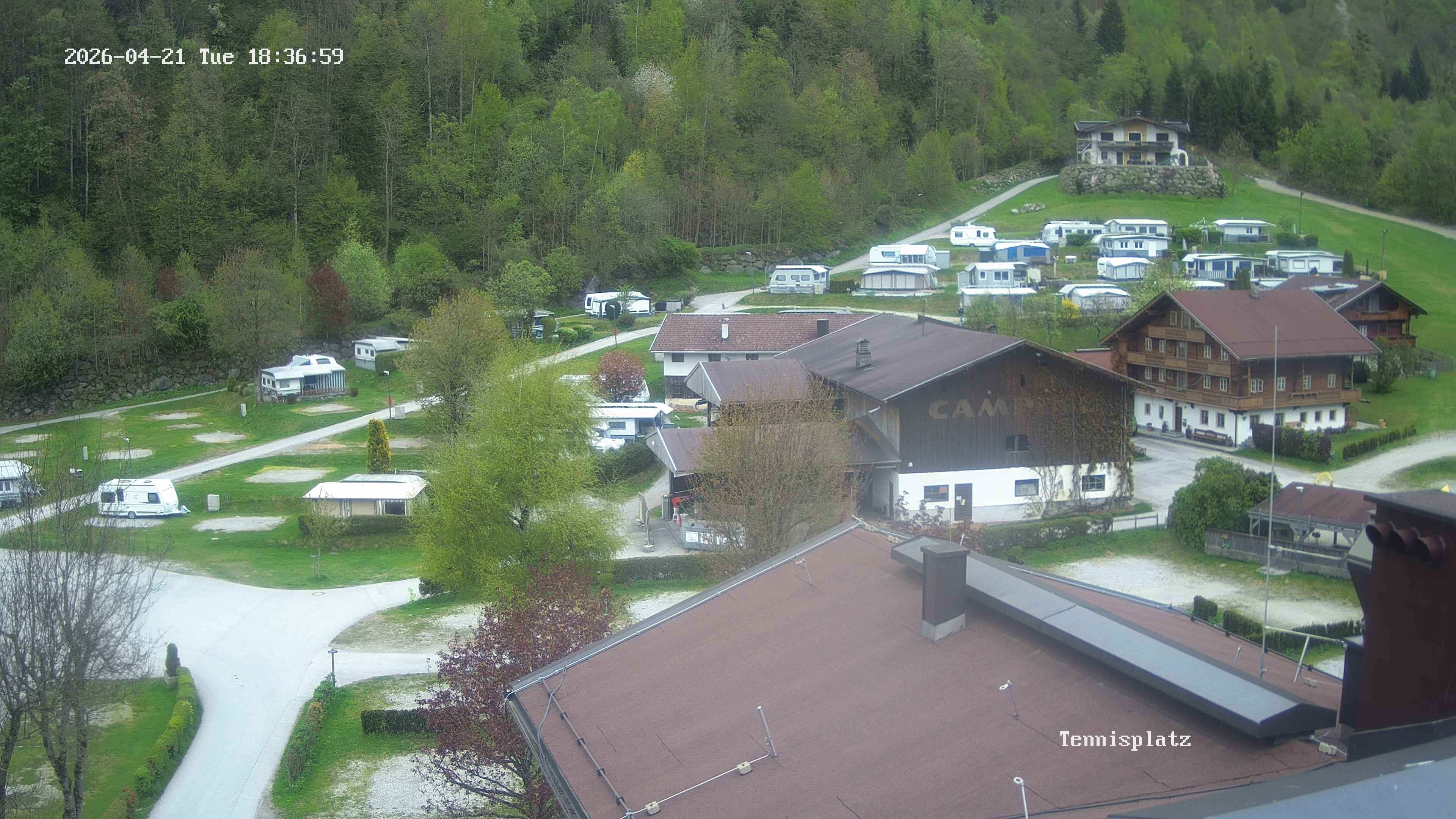 Archiv Foto Webcam Camping Aufenfeld - Appartements
