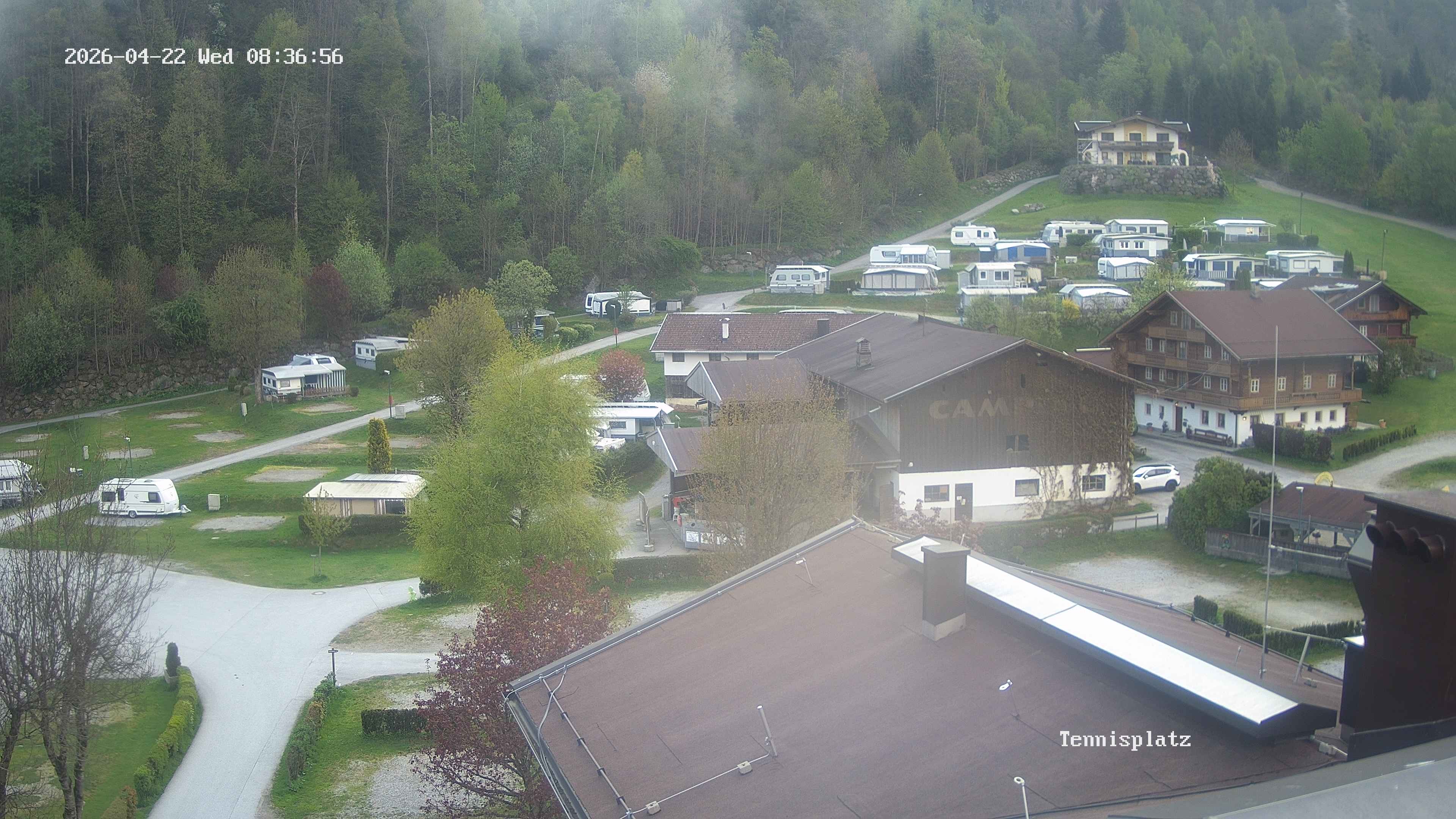 Archived image Webcam Camping Aufenfeld - View Wiesenhof