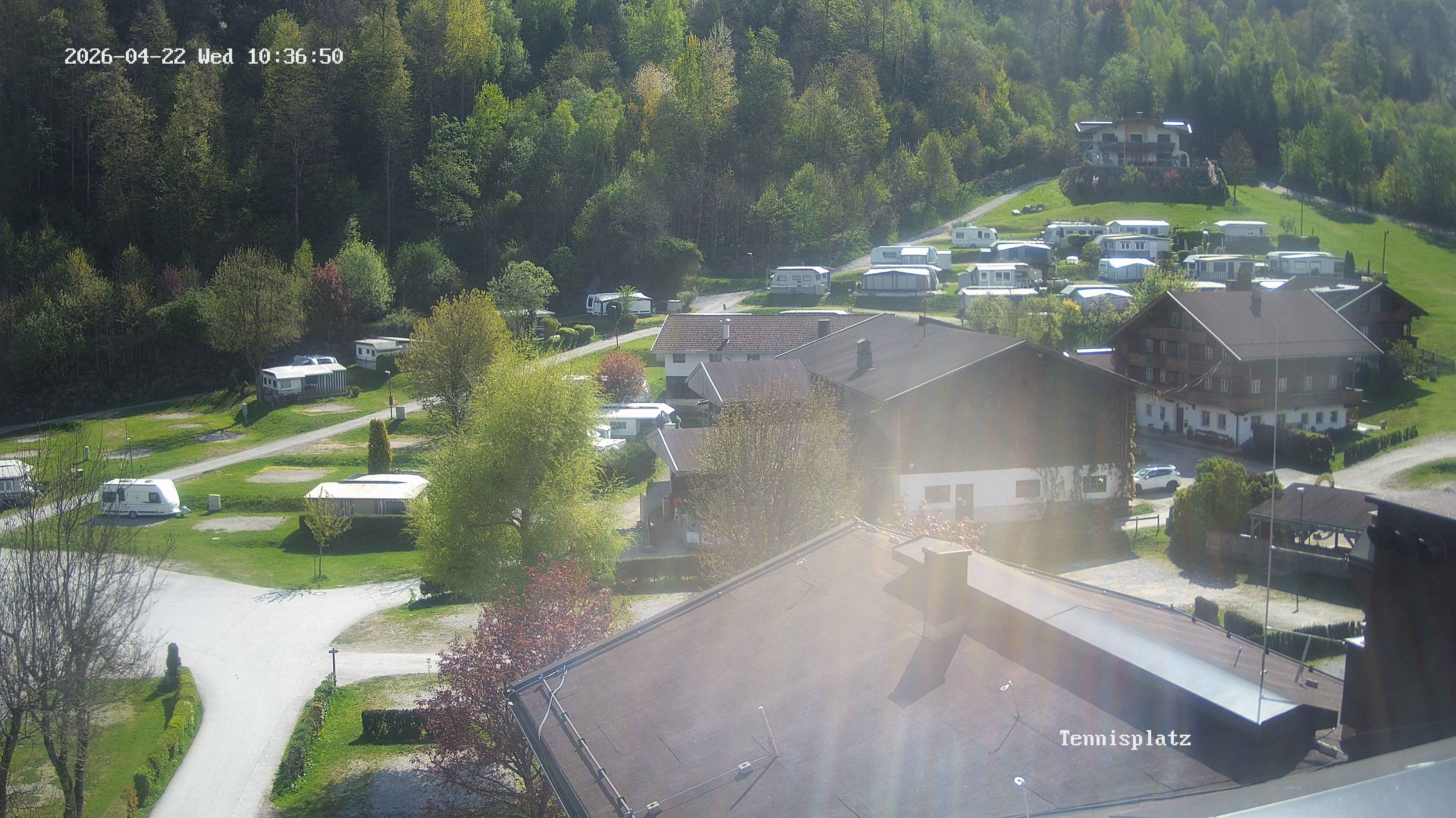 Archived image Webcam Camping Aufenfeld - View Wiesenhof