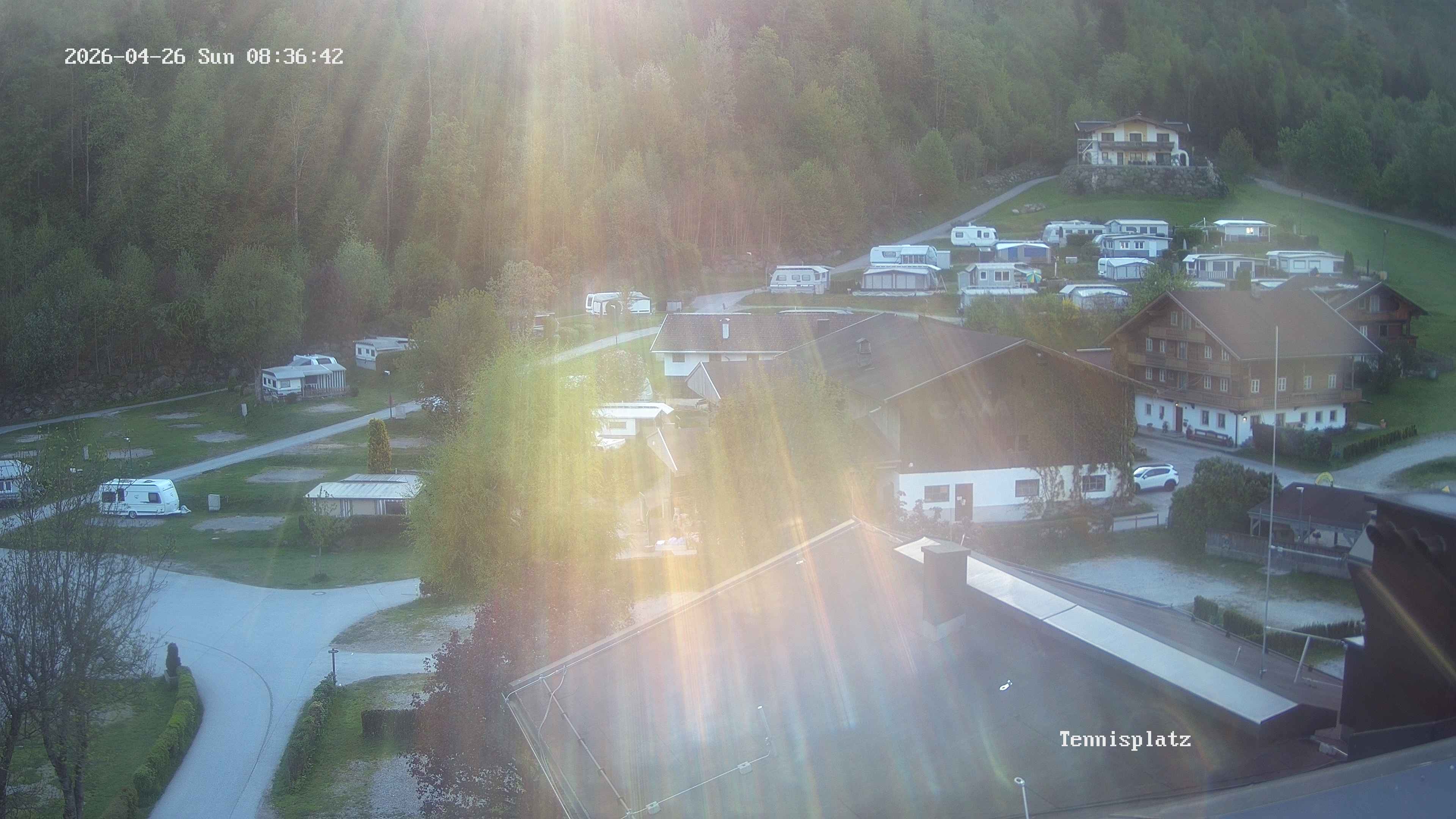 Archived image Webcam Camping Aufenfeld - View Wiesenhof