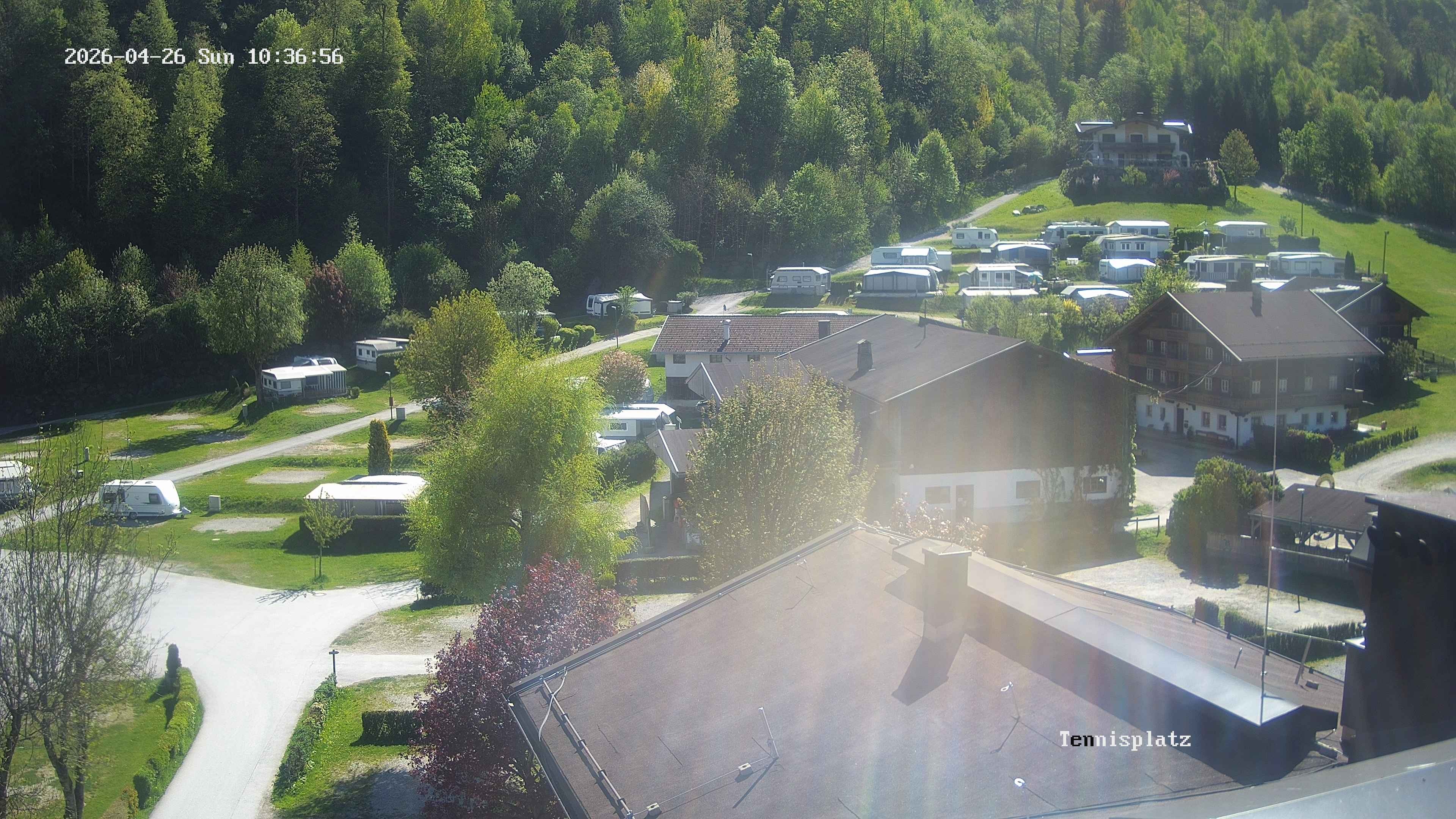 Archived image Webcam Camping Aufenfeld - View Wiesenhof