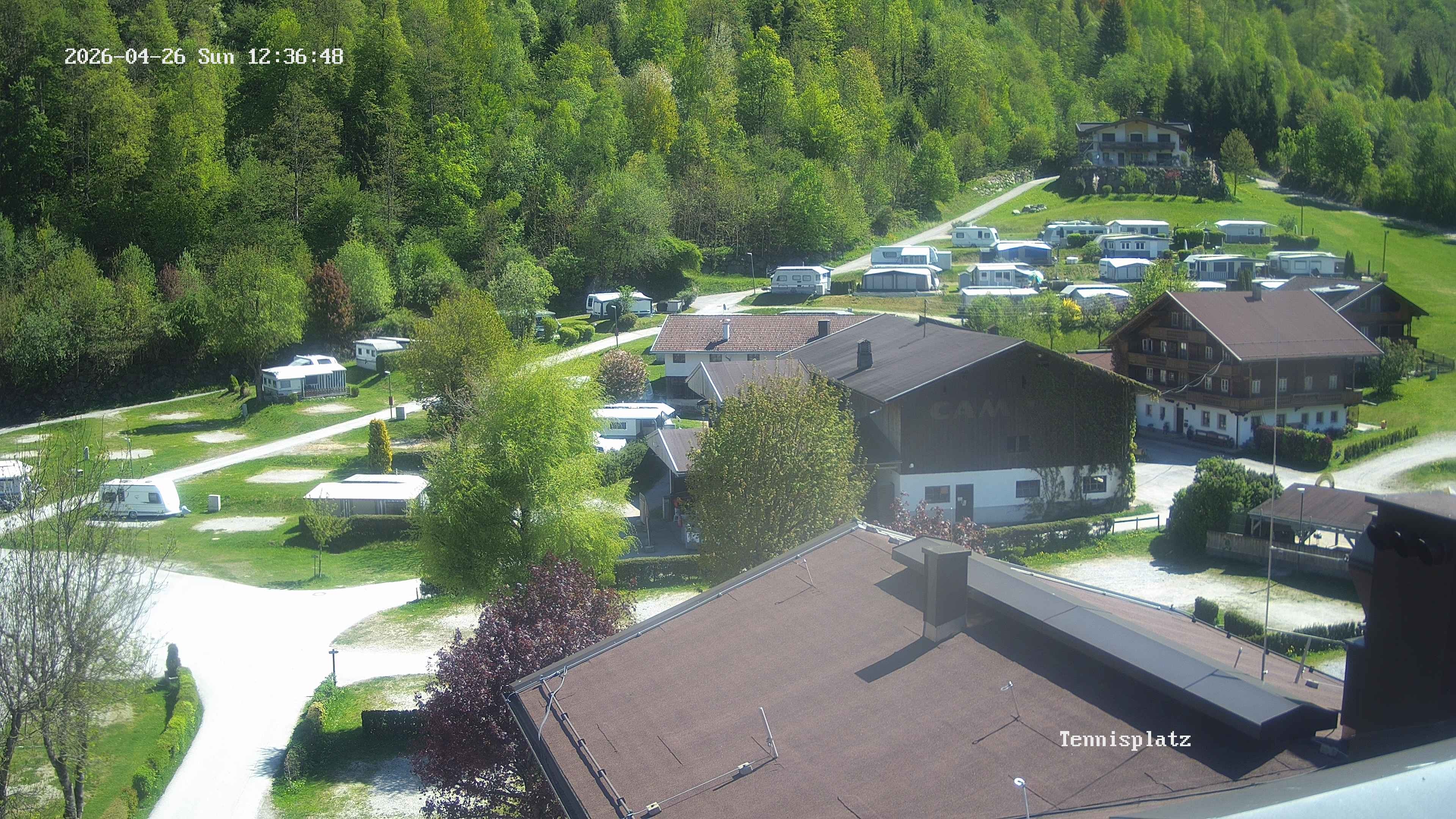 Archived image Webcam Camping Aufenfeld - View Wiesenhof
