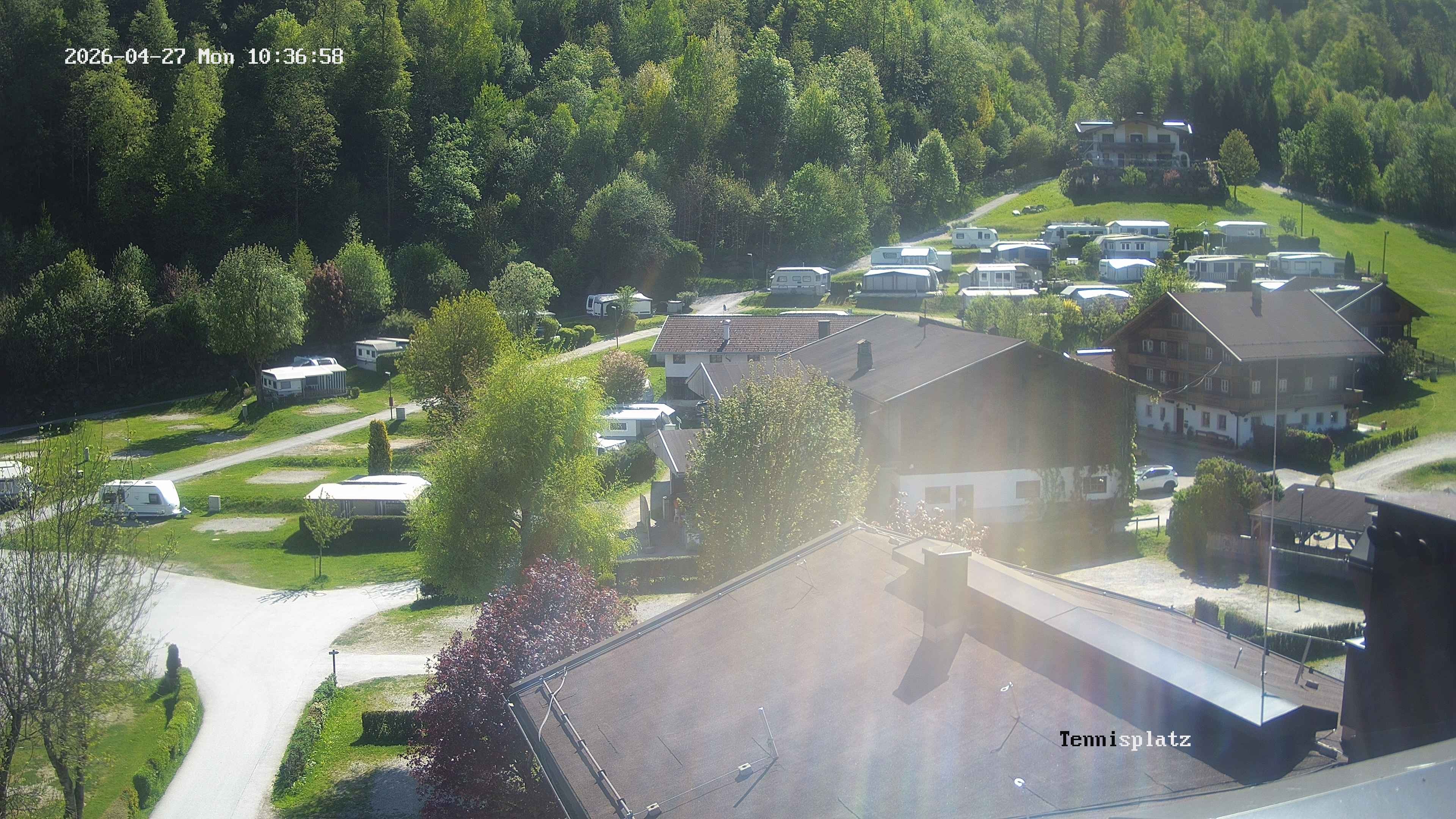 Archiv Foto Webcam Camping Aufenfeld - Appartements