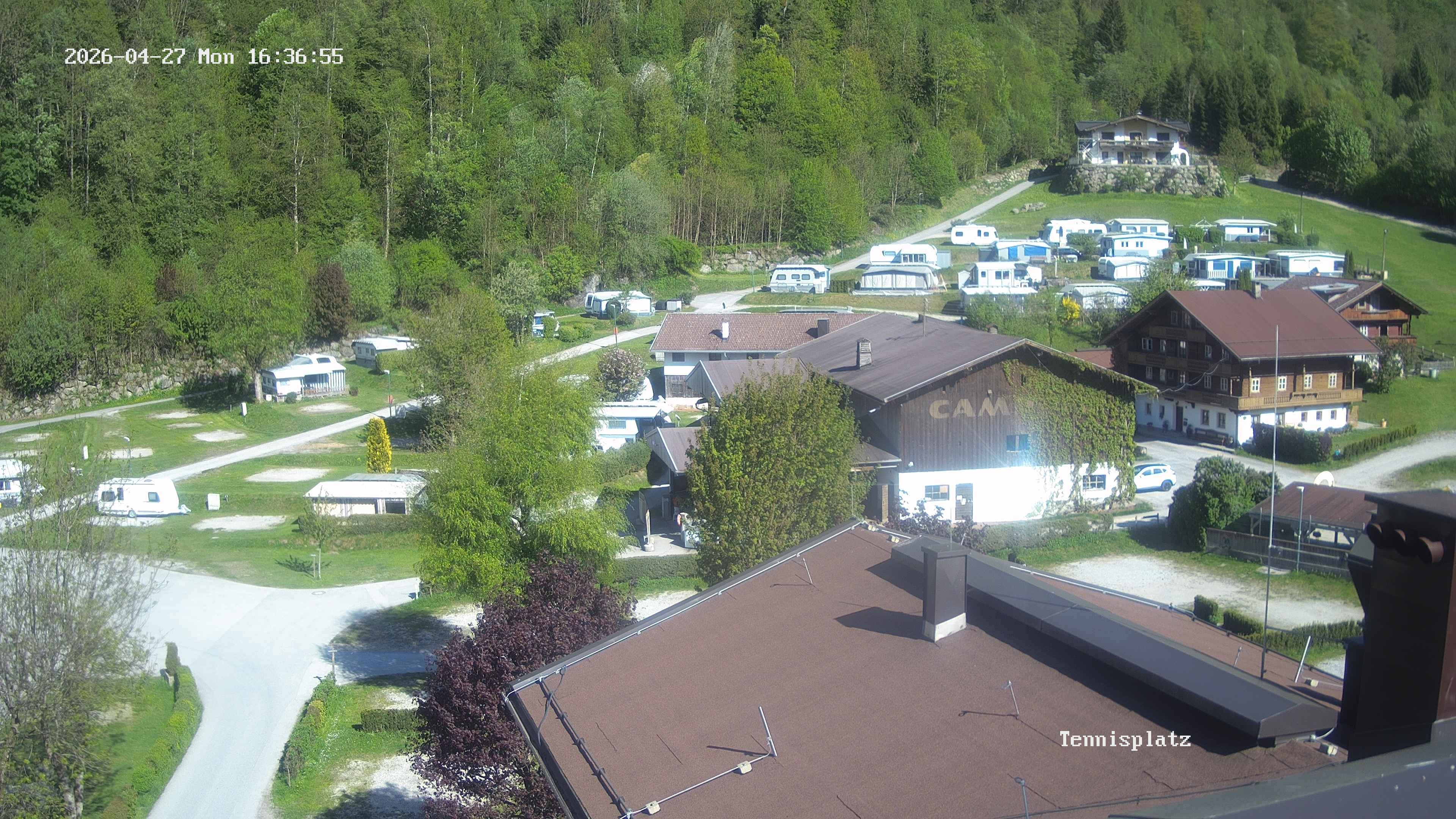 Archiv Foto Webcam Camping Aufenfeld - Appartements