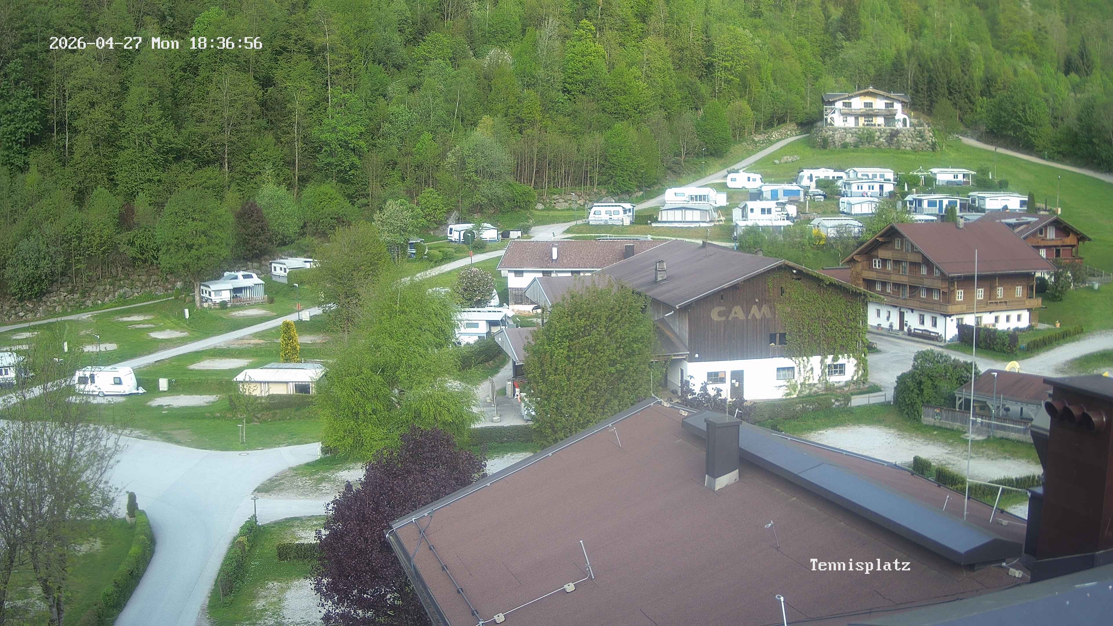 Archiv Foto Webcam Camping Aufenfeld - Appartements