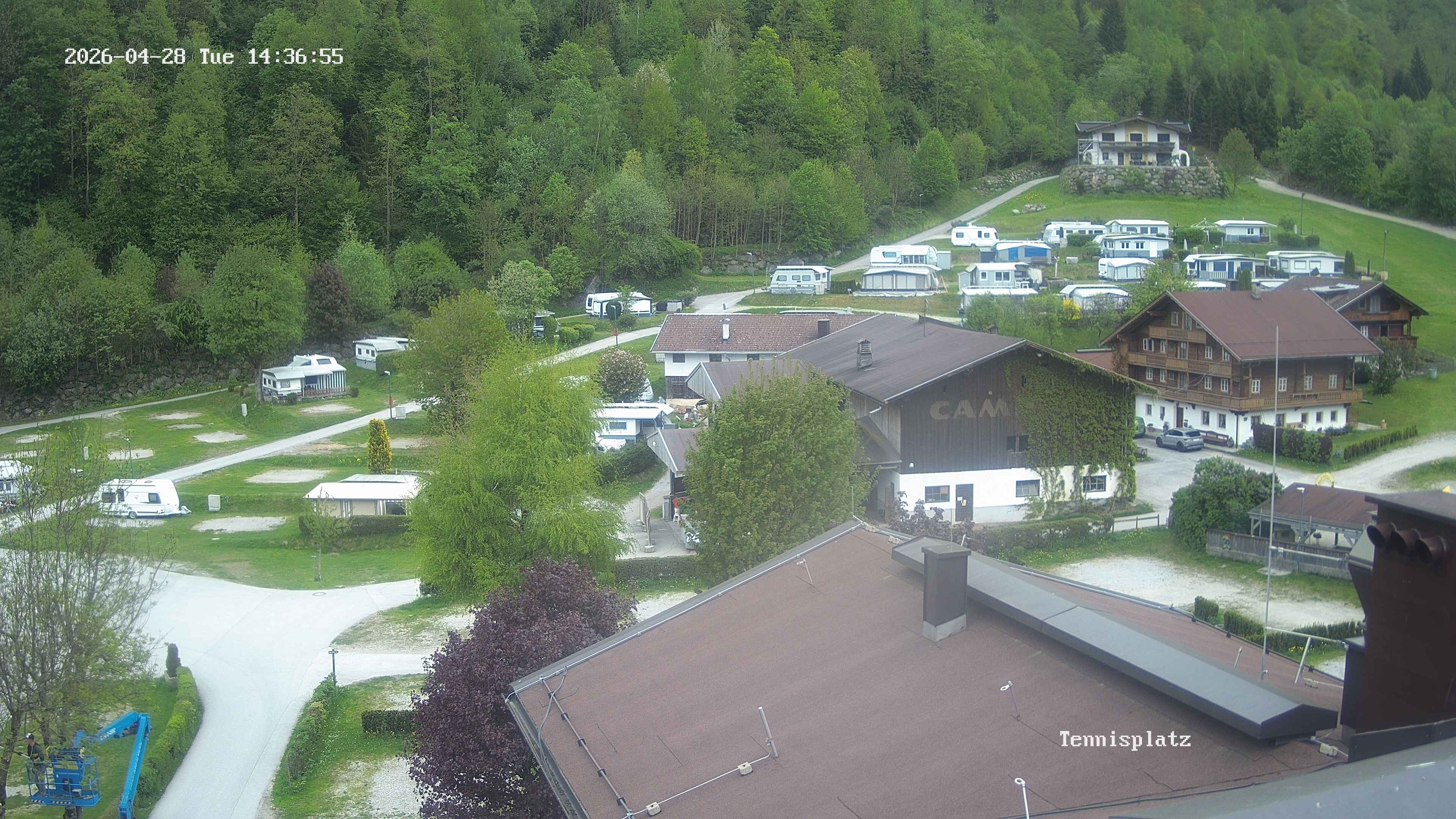 Archiv Foto Webcam Camping Aufenfeld - Appartements