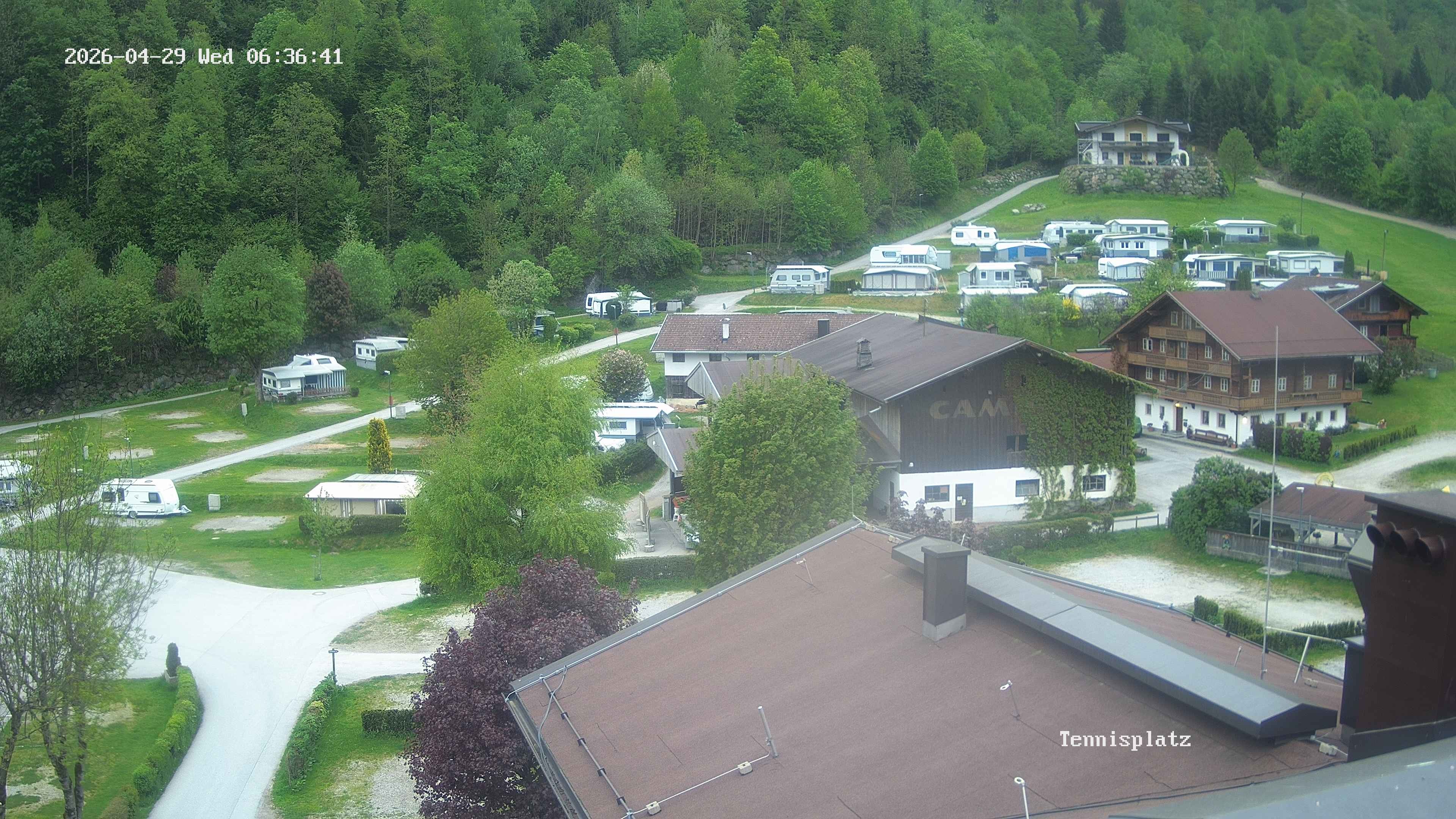 Archived image Webcam Camping Aufenfeld - View Wiesenhof