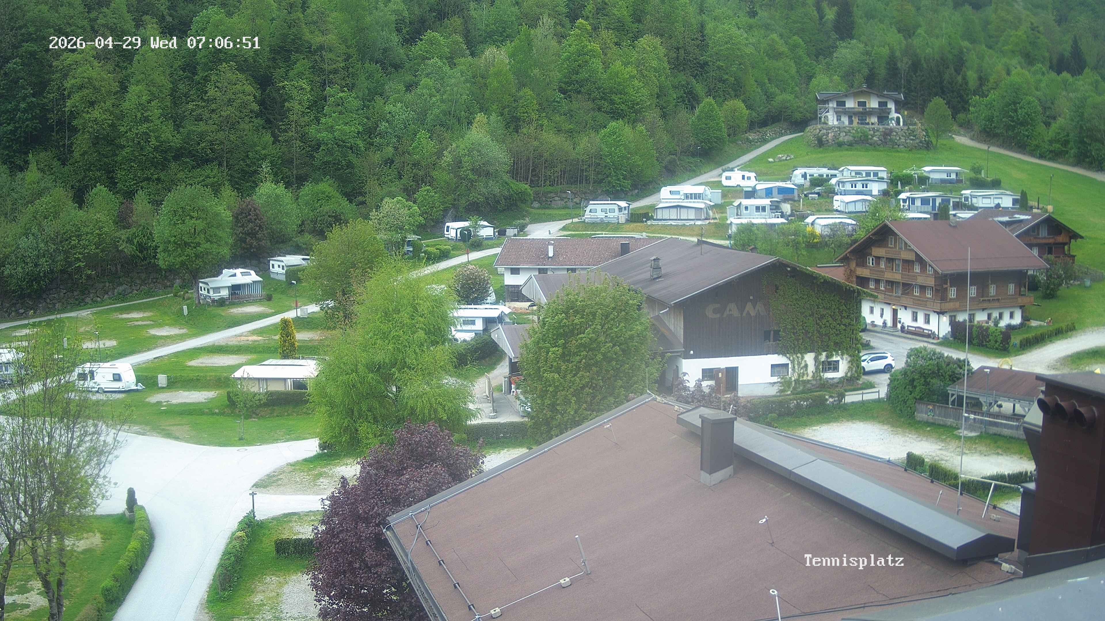 Archived image Webcam Camping Aufenfeld - View Wiesenhof