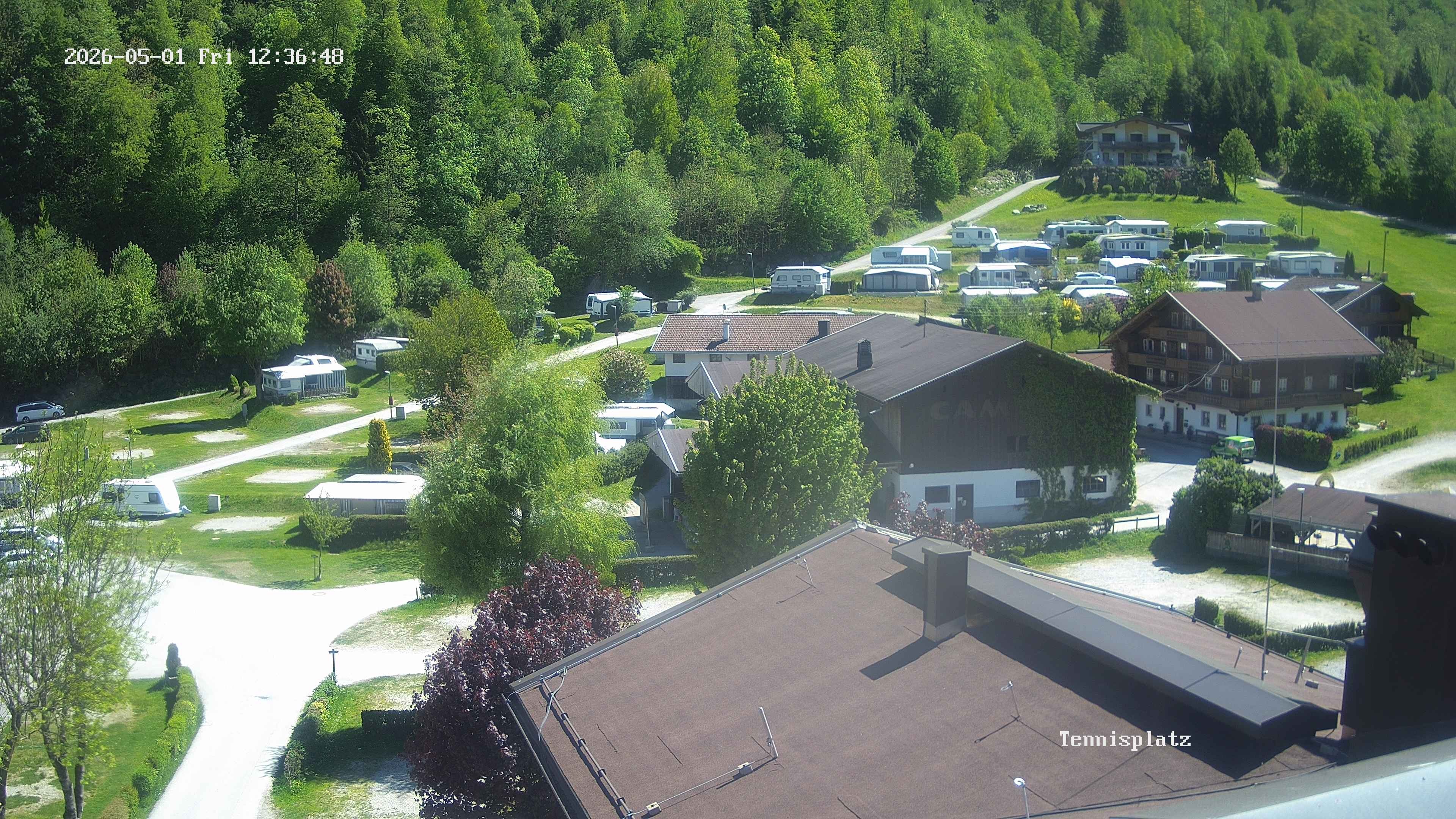 Archiv Foto Webcam Camping Aufenfeld - Appartements