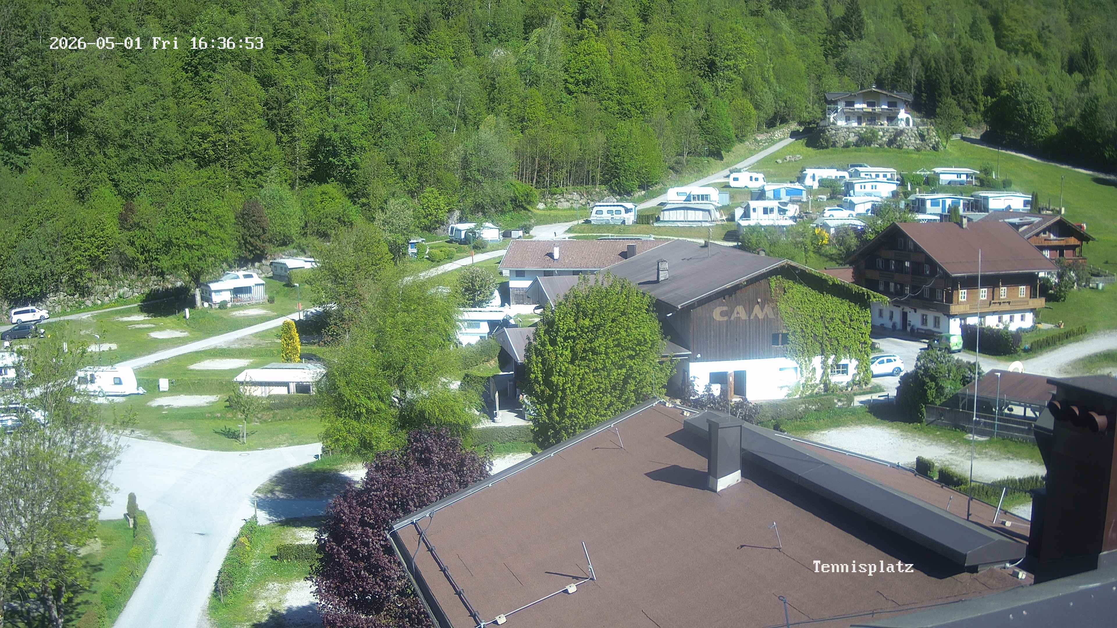 Archiv Foto Webcam Camping Aufenfeld - Appartements