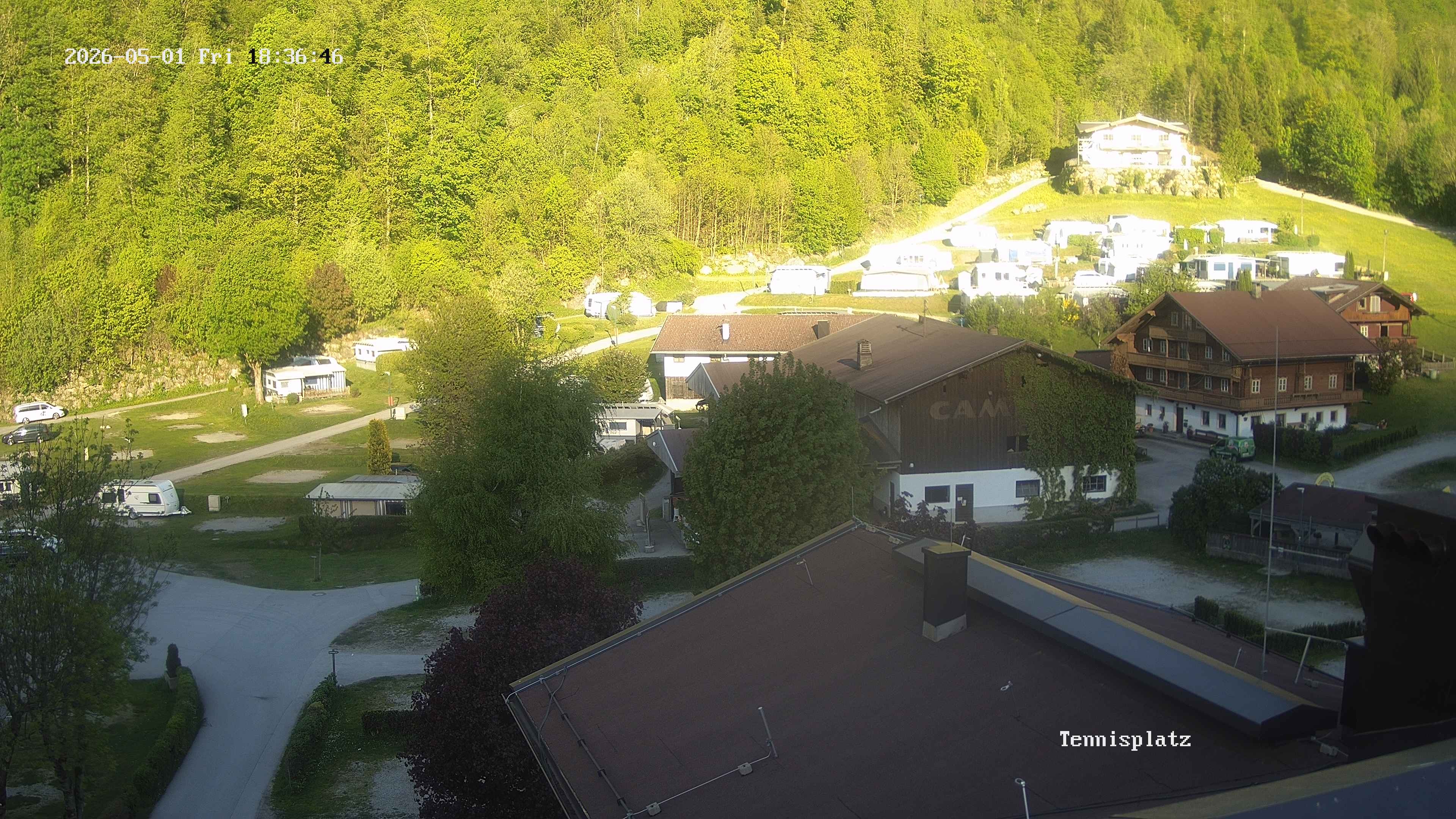 Archiv Foto Webcam Camping Aufenfeld - Appartements
