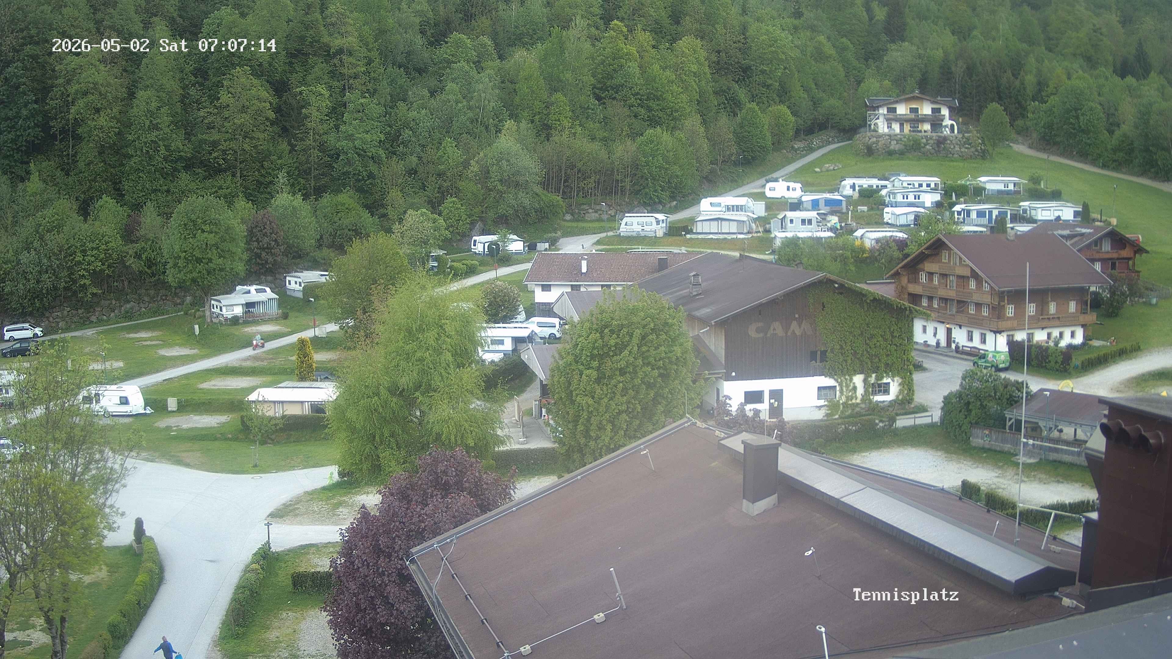 Archived image Webcam Camping Aufenfeld - View Wiesenhof