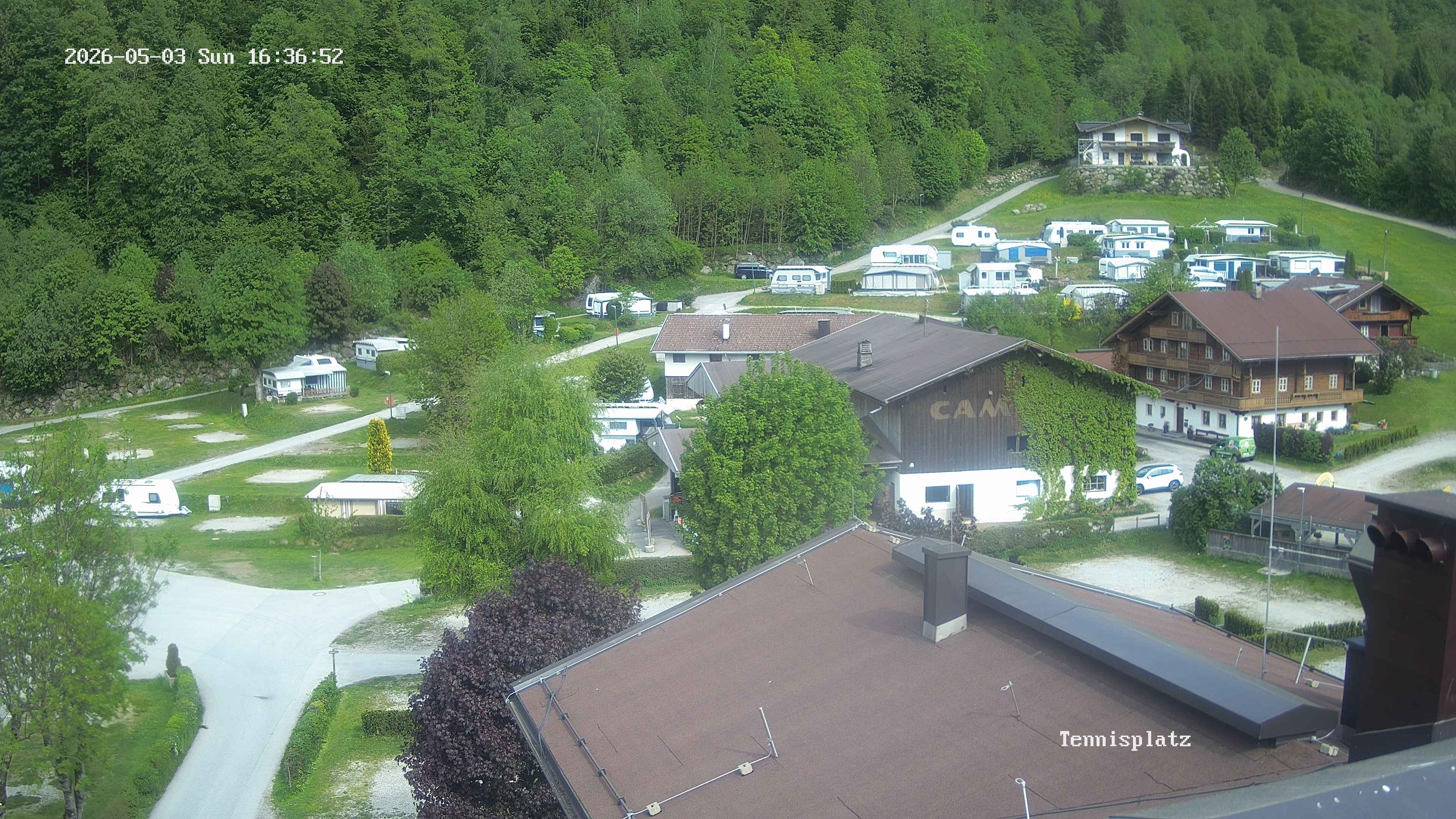 Archiv Foto Webcam Camping Aufenfeld - Appartements