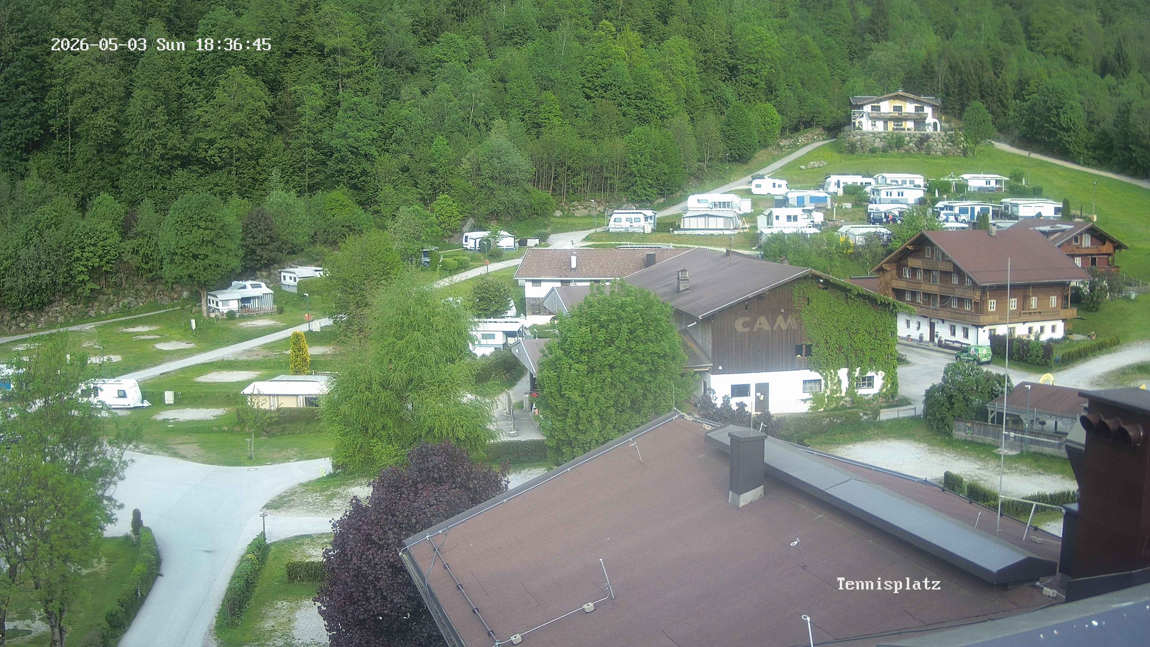 Archiv Foto Webcam Camping Aufenfeld - Appartements