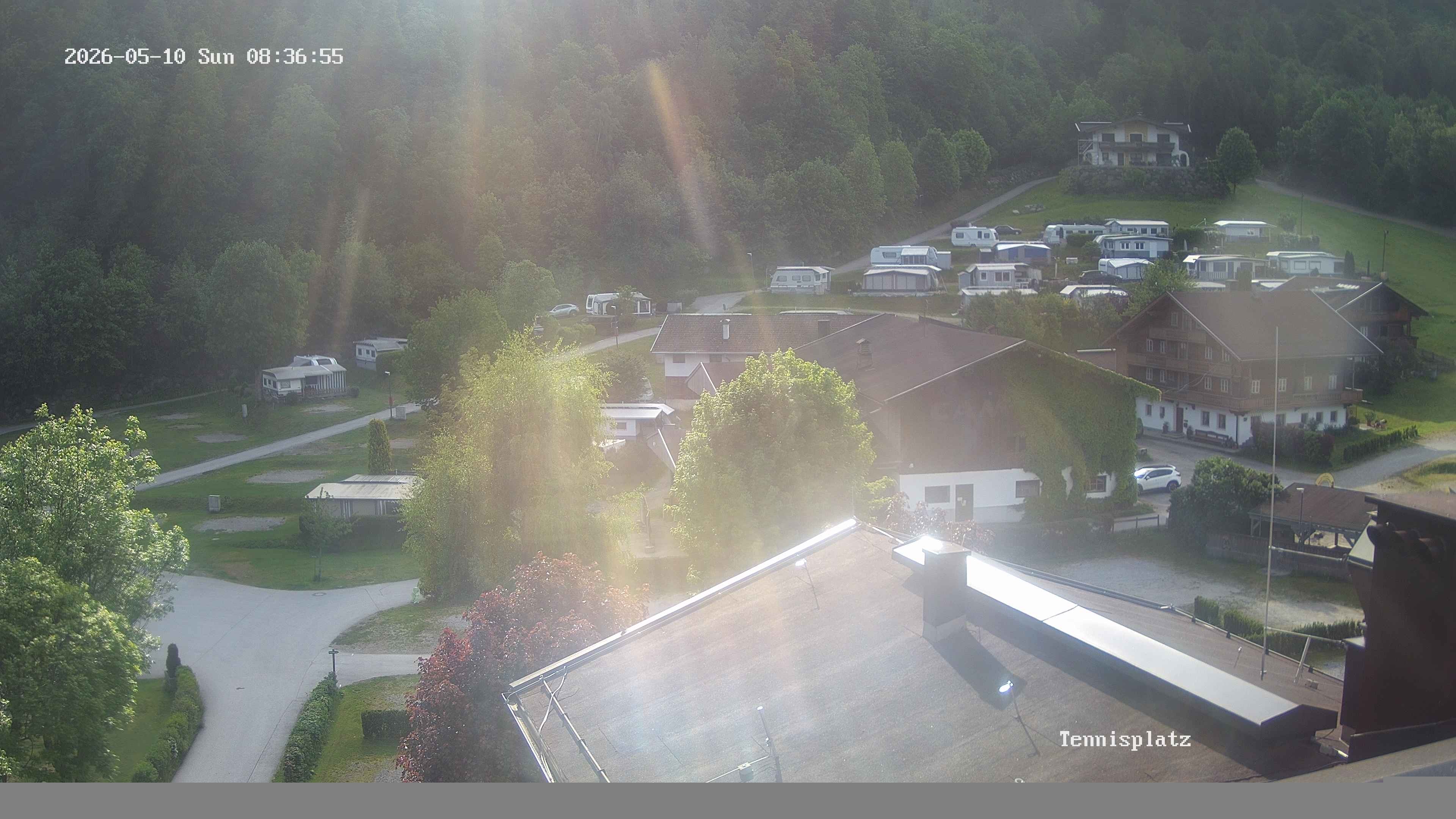 Archived image Webcam Camping Aufenfeld - View Wiesenhof