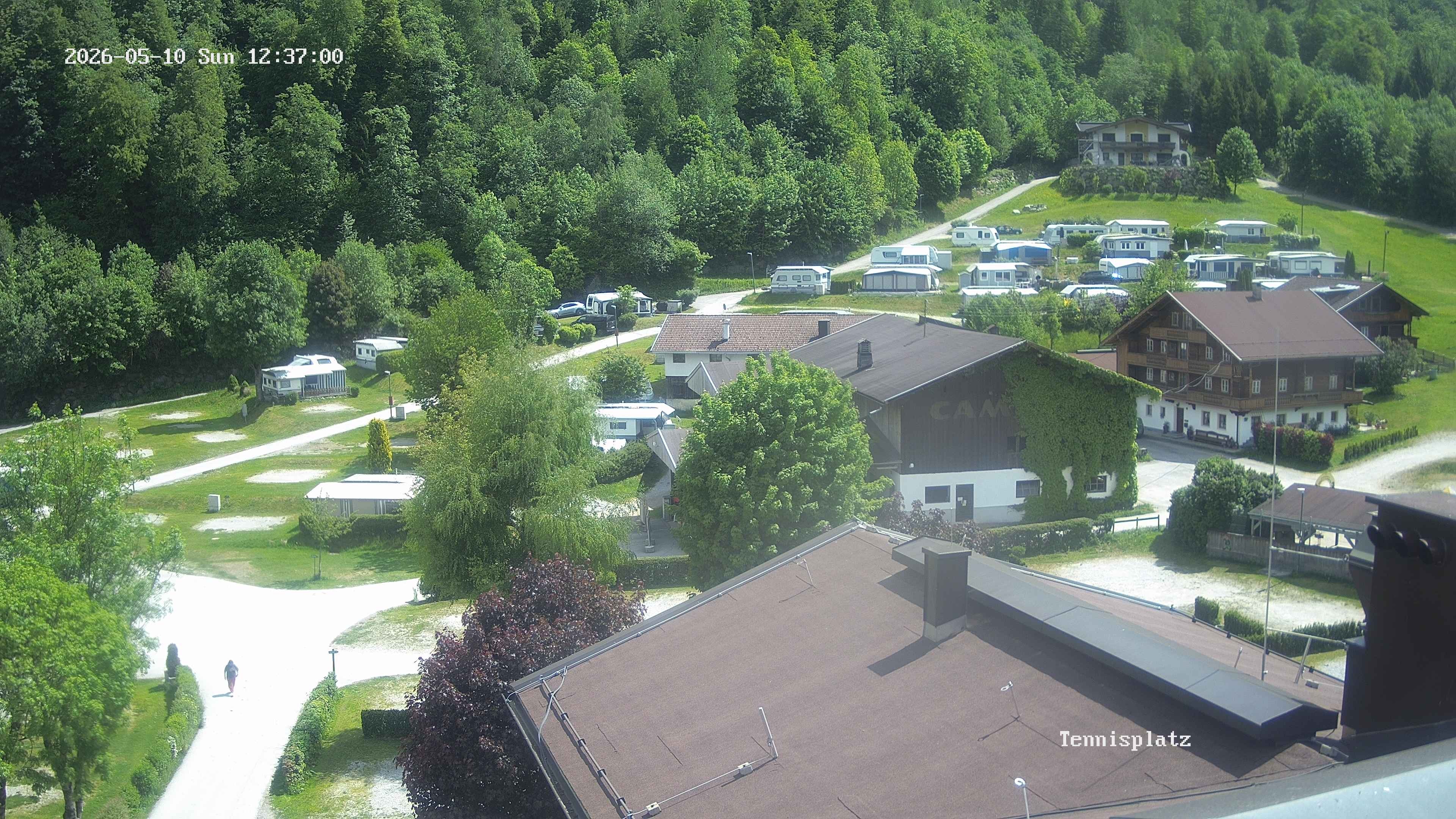 Archived image Webcam Camping Aufenfeld - View Wiesenhof