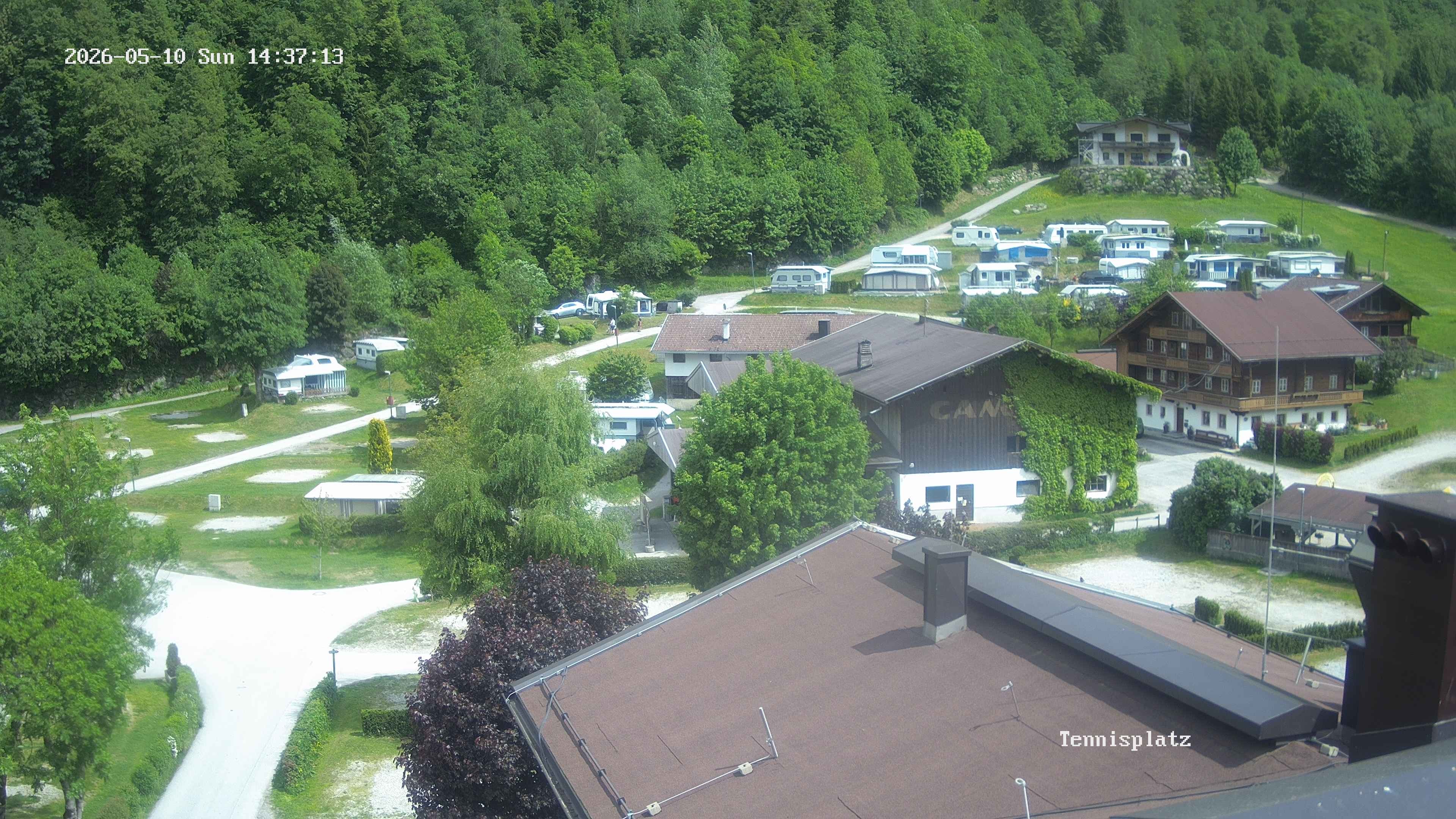 Archived image Webcam Camping Aufenfeld - View Wiesenhof