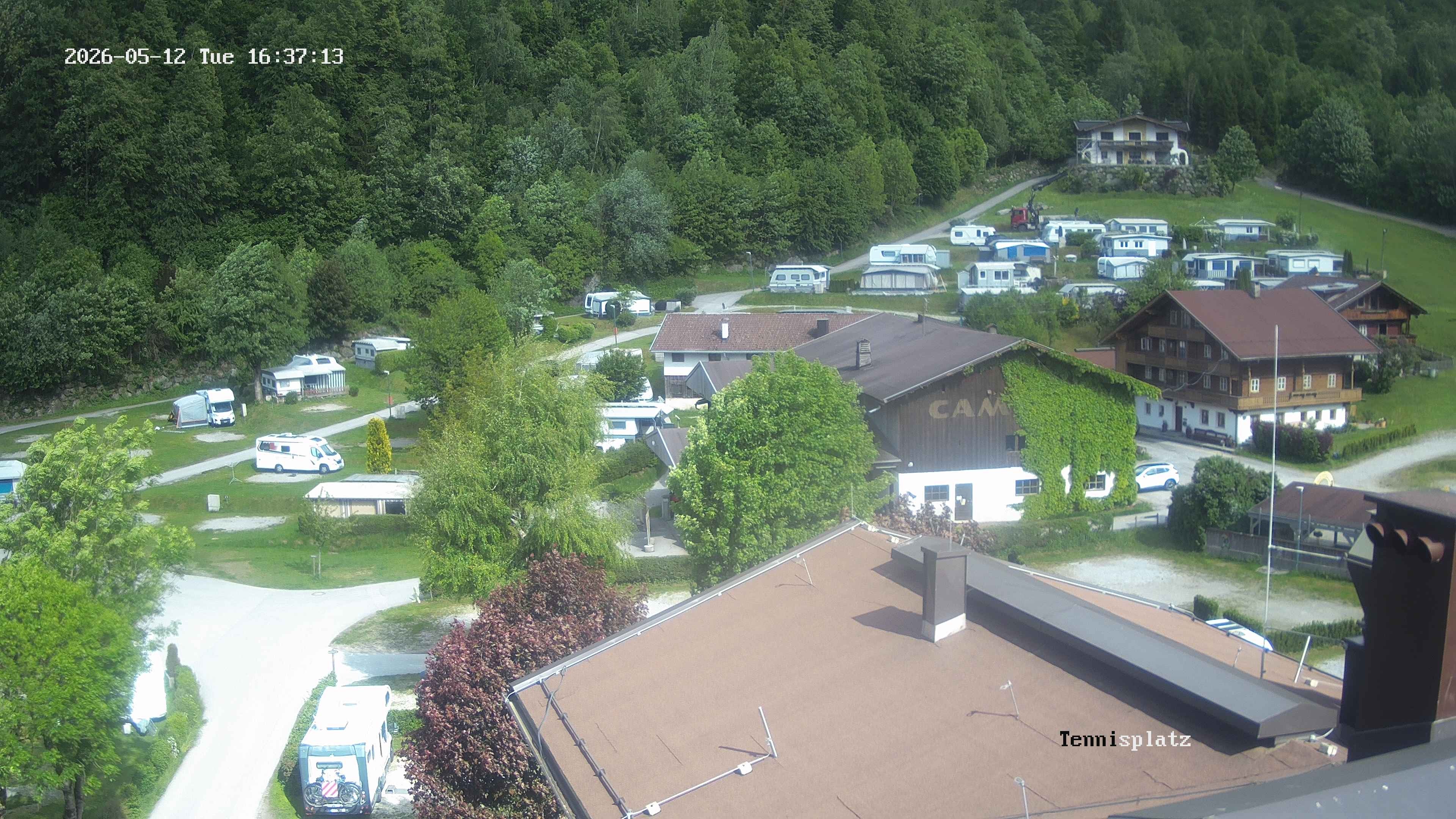 Archiv Foto Webcam Camping Aufenfeld - Appartements