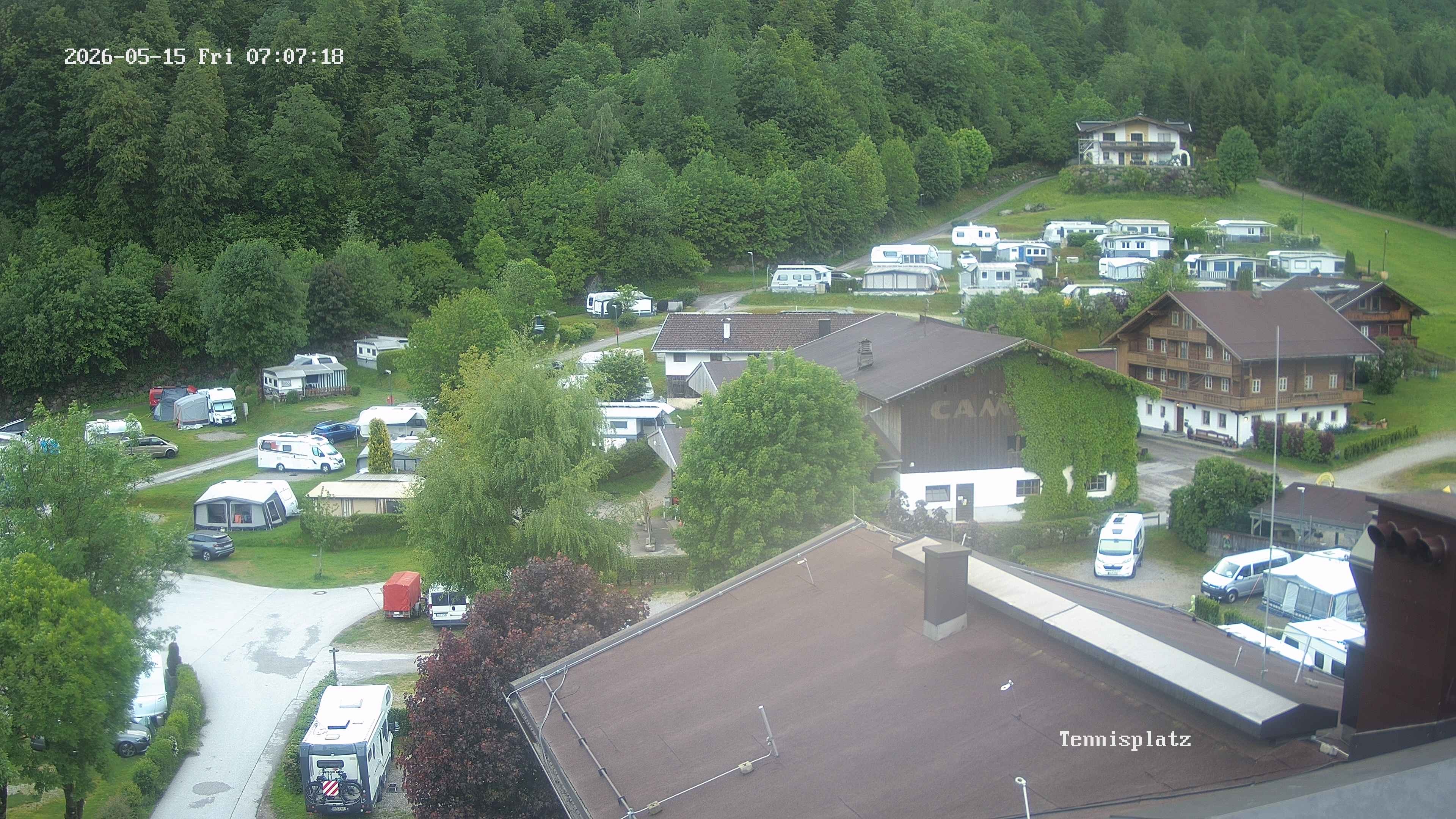 Archived image Webcam Camping Aufenfeld - View Wiesenhof