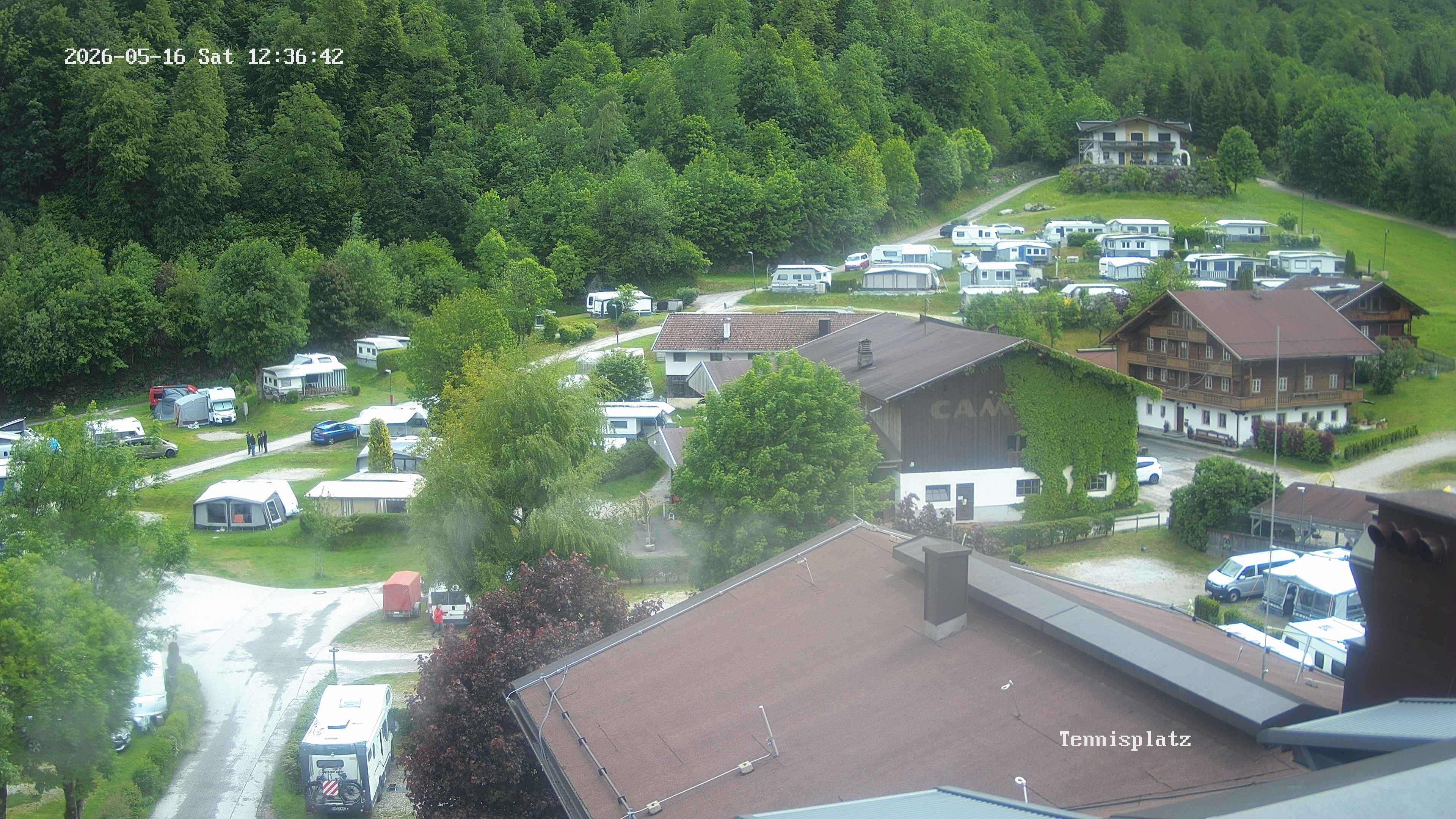 Archived image Webcam Camping Aufenfeld - View Wiesenhof
