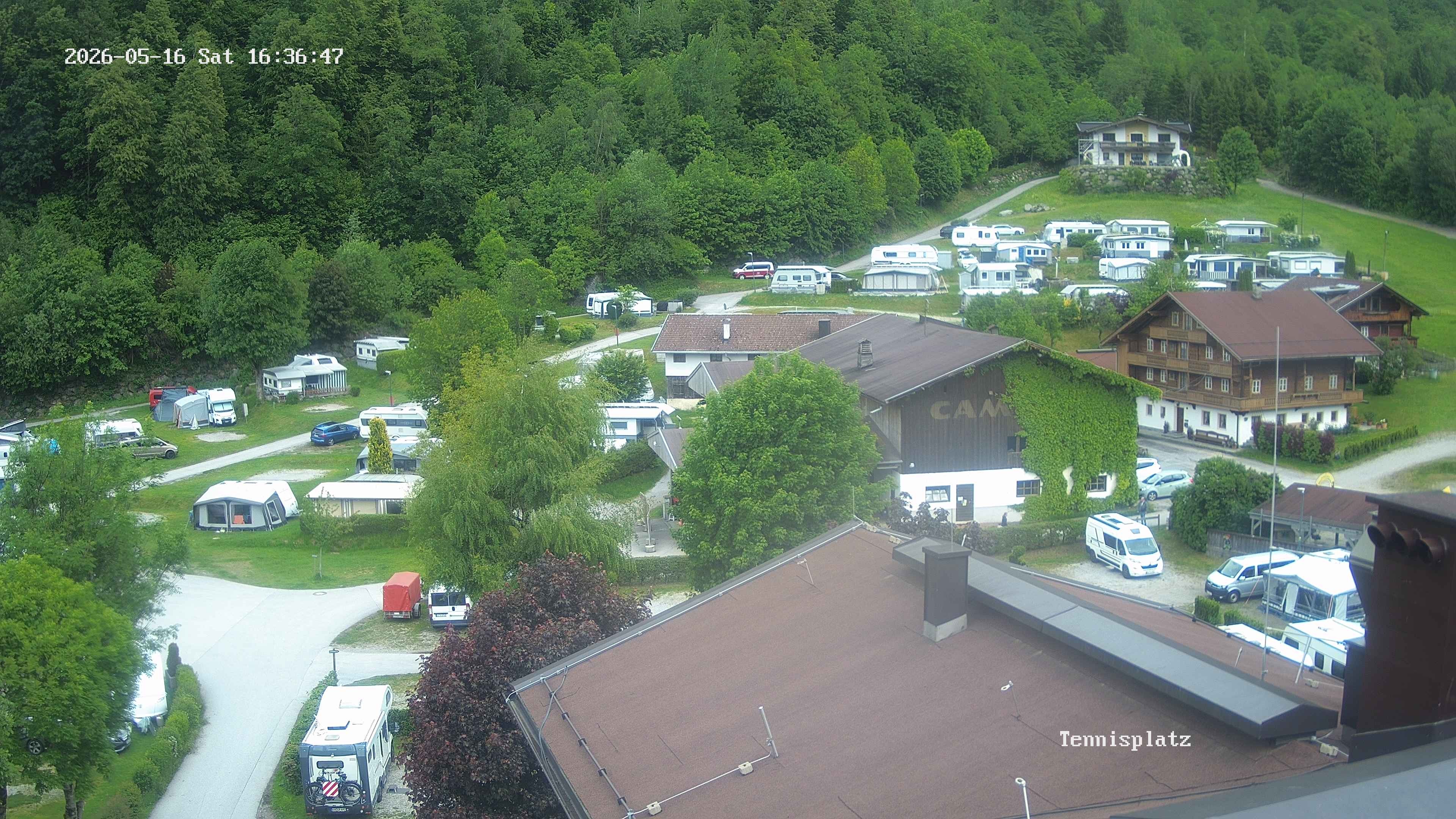 Archived image Webcam Camping Aufenfeld - View Wiesenhof