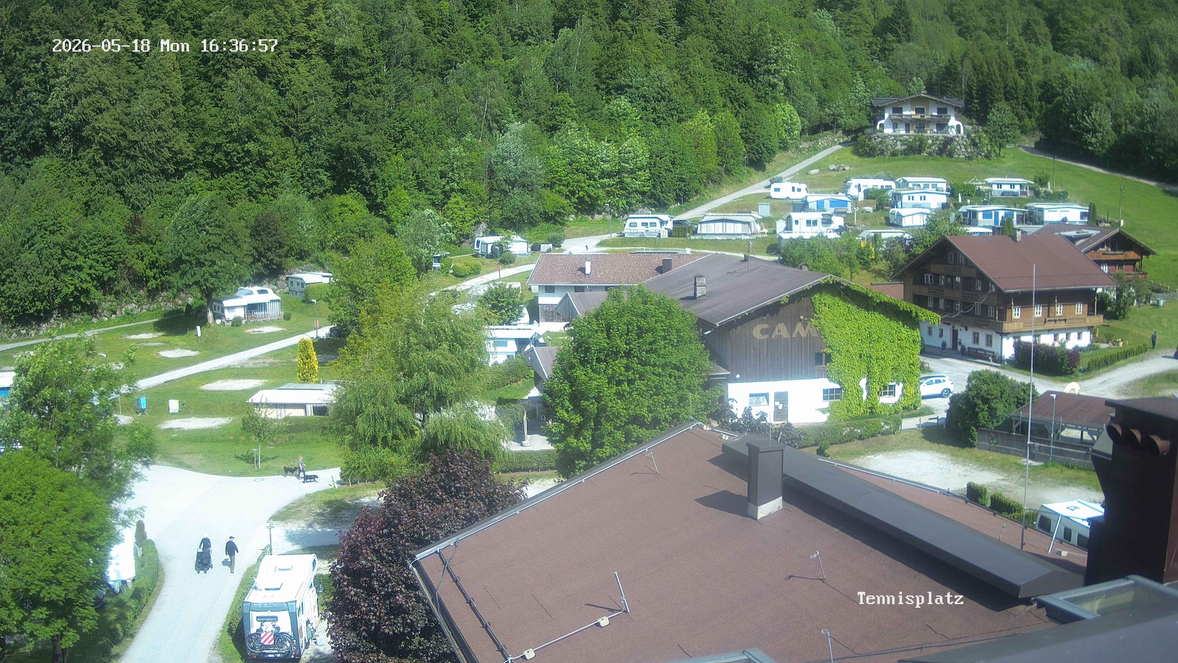 Archiv Foto Webcam Camping Aufenfeld - Appartements