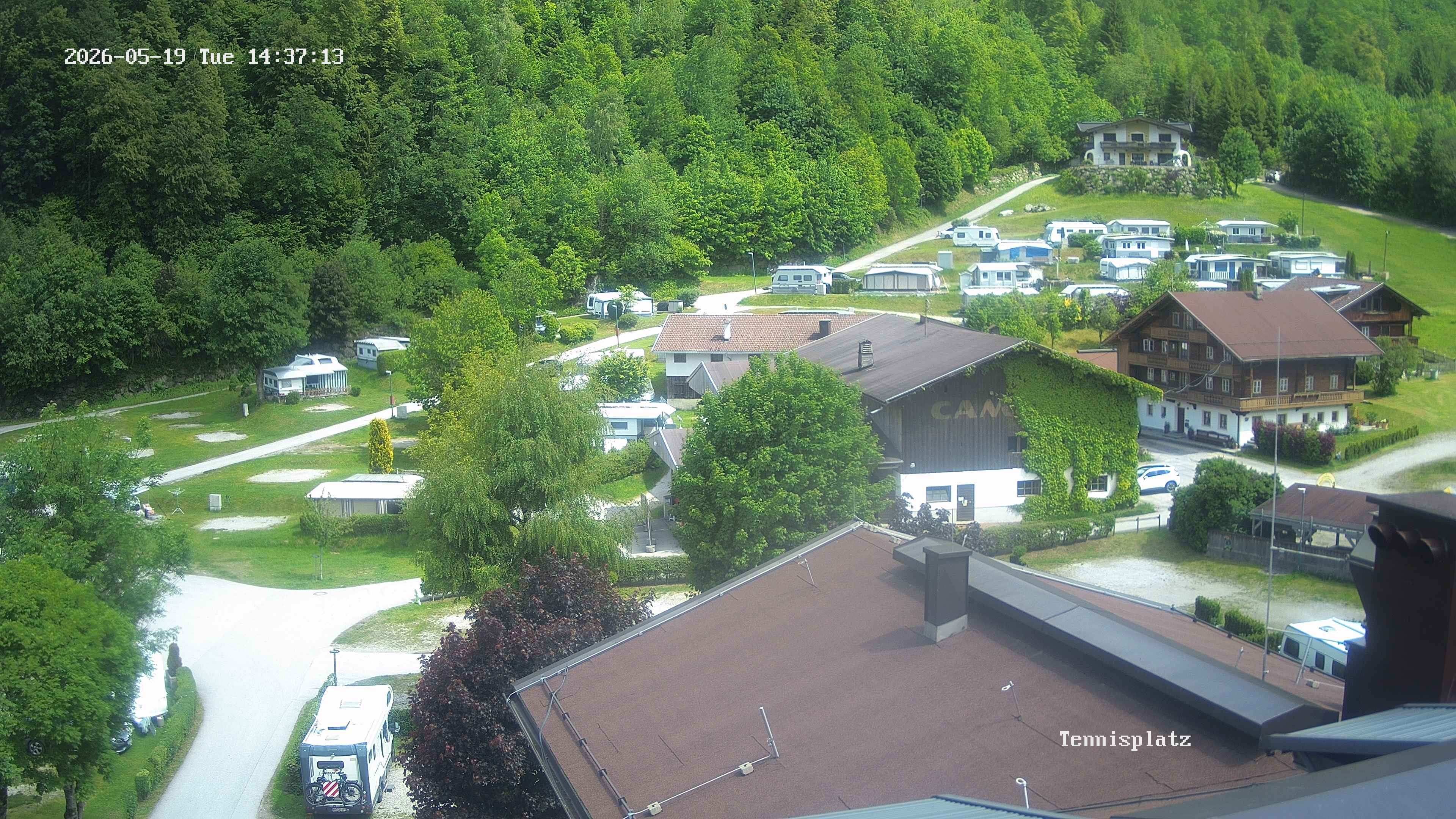 Archived image Webcam Camping Aufenfeld - View Wiesenhof