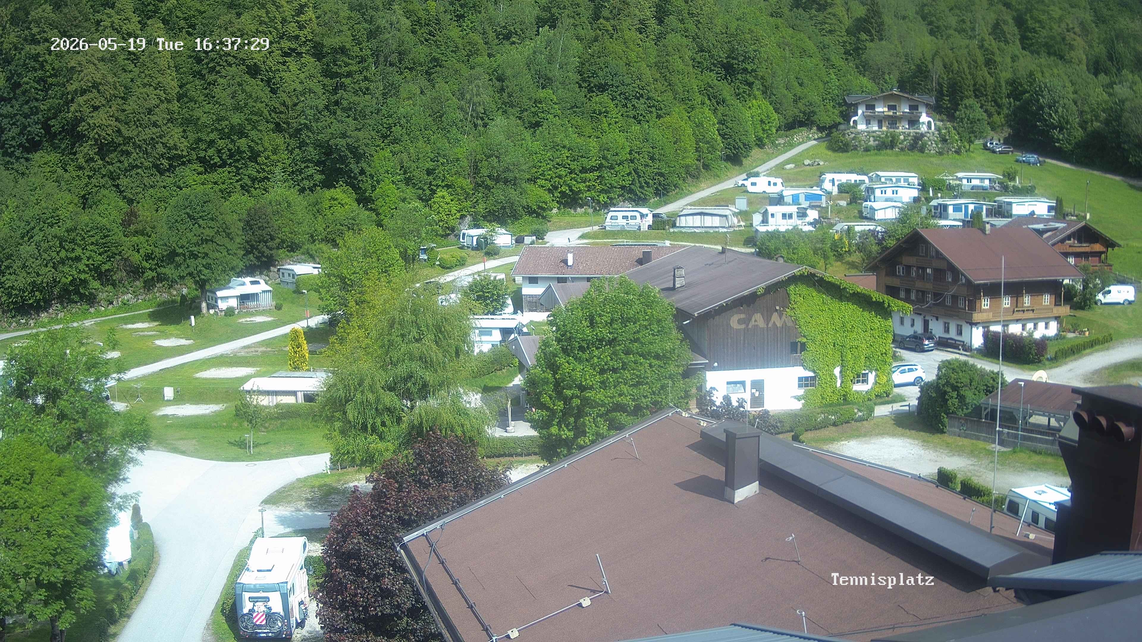 Archiv Foto Webcam Camping Aufenfeld - Appartements