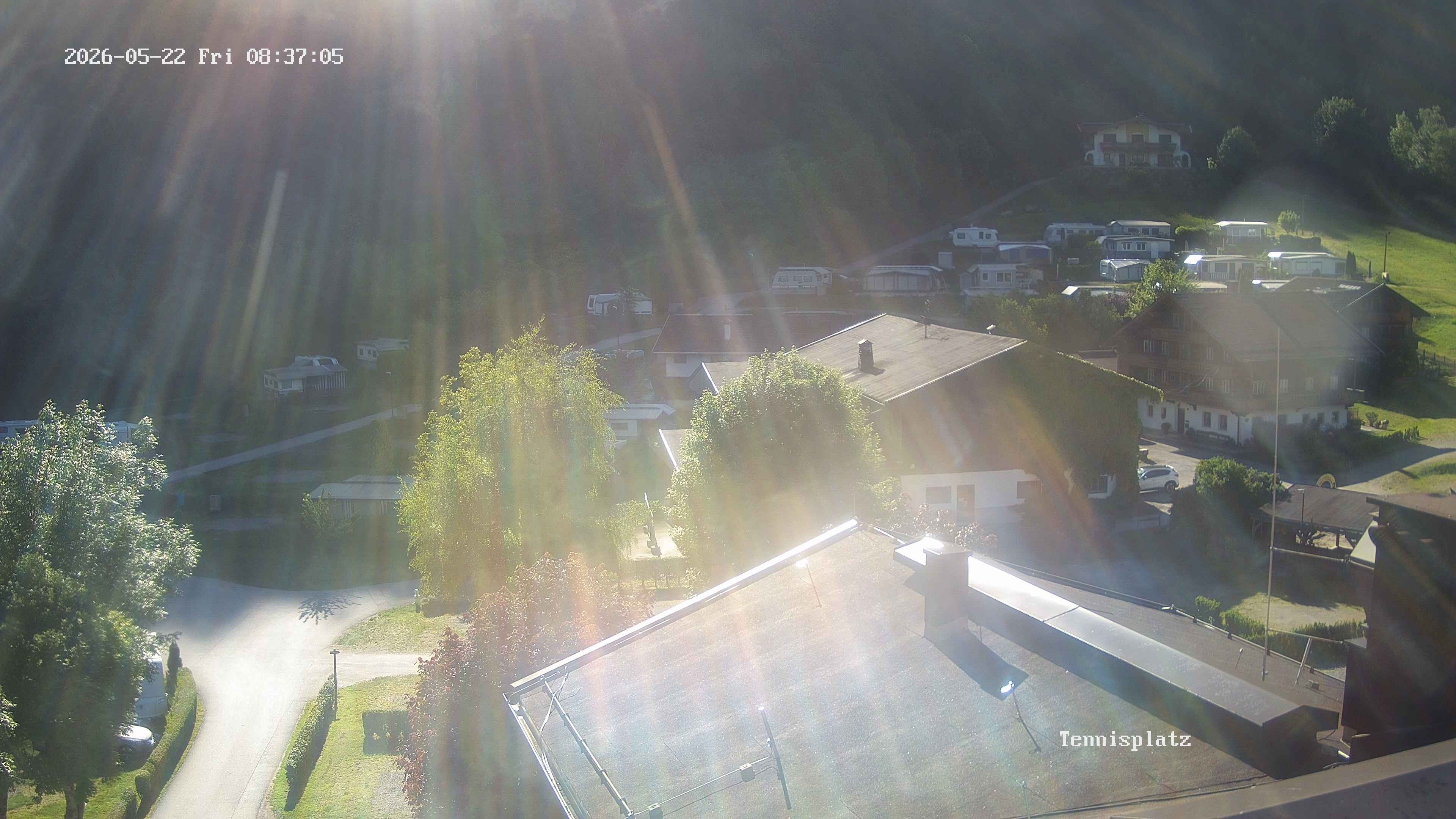 Archived image Webcam Camping Aufenfeld - View Wiesenhof