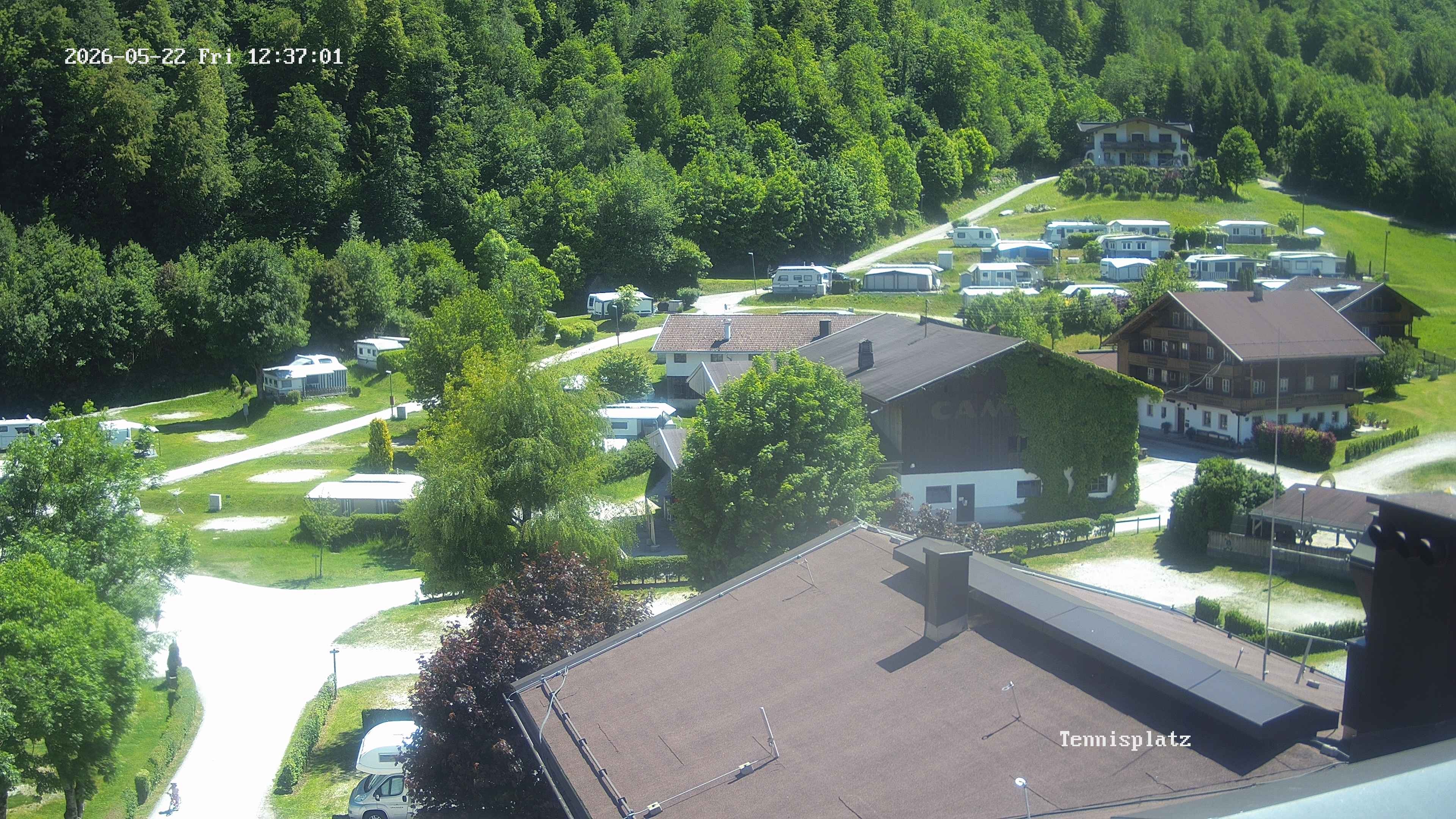Archived image Webcam Camping Aufenfeld - View Wiesenhof
