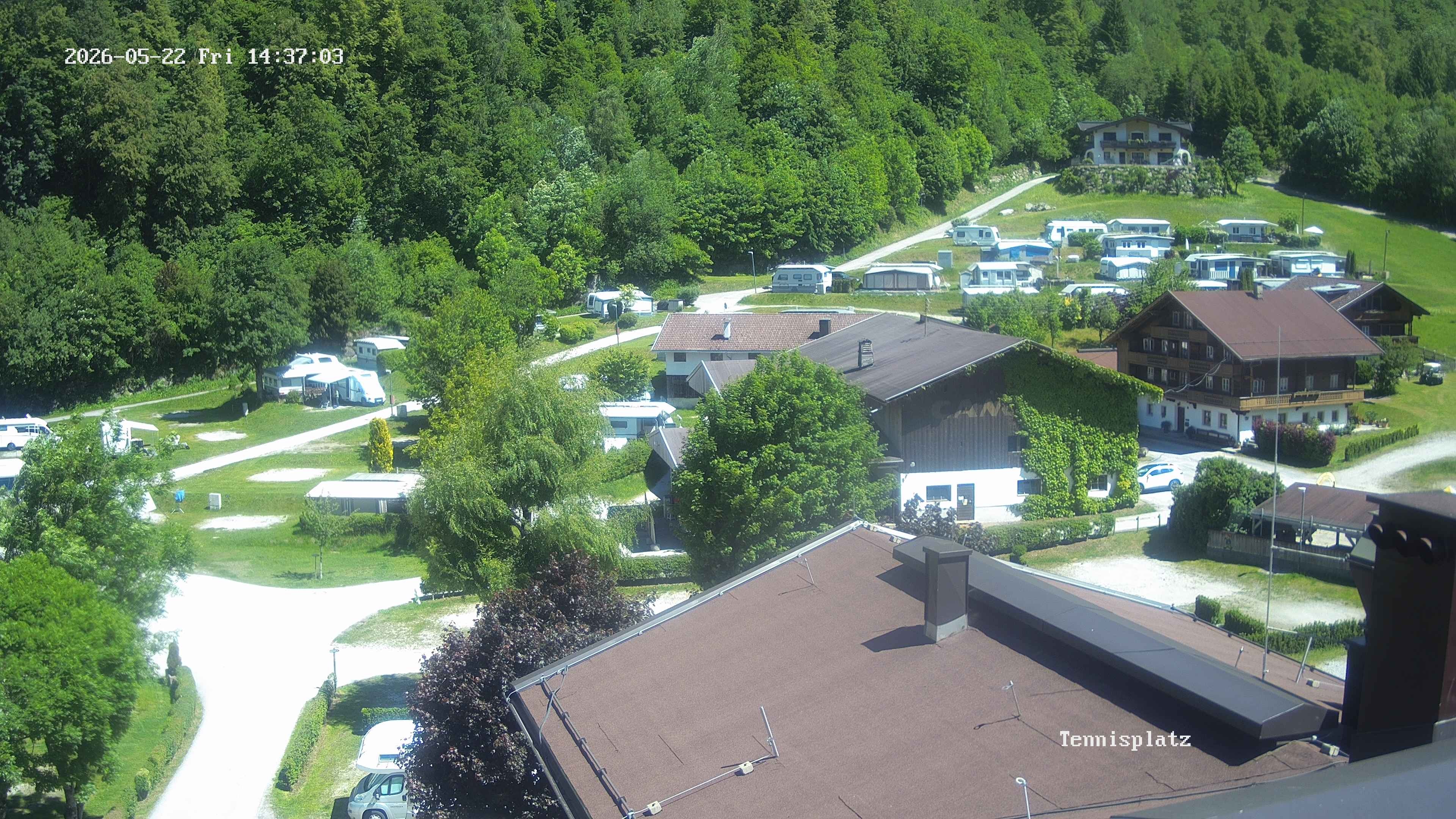 Archiv Foto Webcam Camping Aufenfeld - Appartements